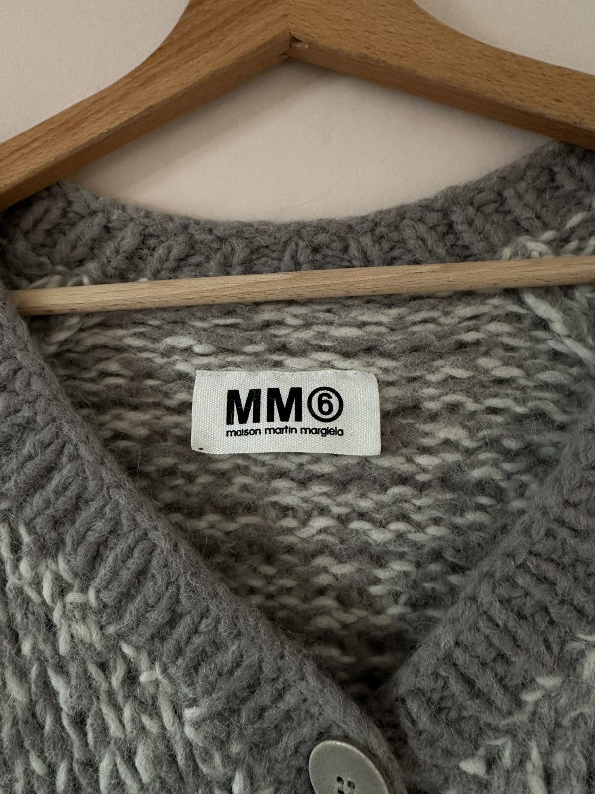 Maison Margiela Maison Margiela MM6 Lana Wool Knit Cardigan Size M / US 6-8 / IT 42-44 - 7 Thumbnail