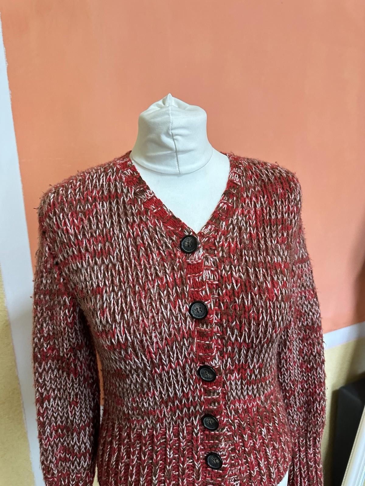 Dolce & Gabbana 90s Y2K Dolce Gabbana knit sweater Usa goth vintage cardigan Size M / US 6-8 / IT 42-44 - 2 Thumbnail