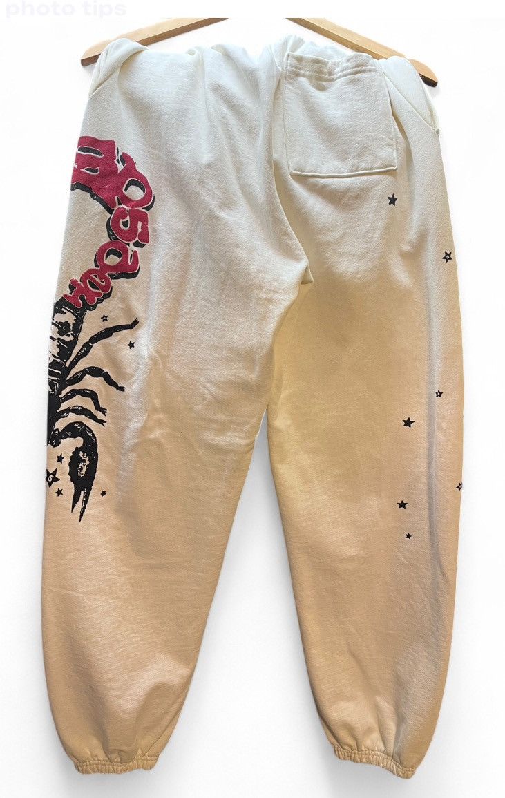 Sp5der Mariah the Scientist x Sp5der White Scorpion Sweats Size US 34 / EU 50 - 2 Thumbnail