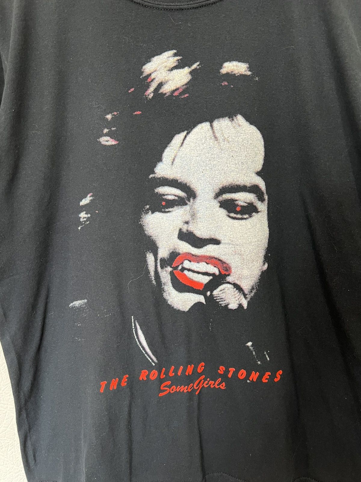 Band Tees Vintage The Rolling Stones Some Girls Black Band T Shirt Tee Size US L / EU 52-54 / 3 - 2 Thumbnail