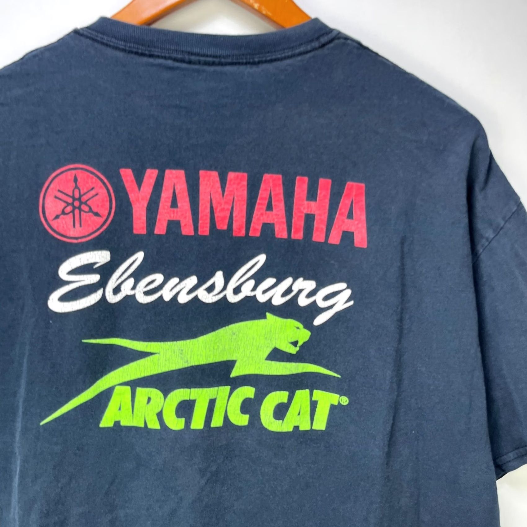 Yamaha Vintage Yamaha Arctic Cat T Shirt 2XL Men Black Graphic Print Logo All Seasons 90s Skull Hip Hop Outdoor Motorcycle Decade Vintage Shirt Mens Size US XXL / EU 58 / 5 - 2 Thumbnail