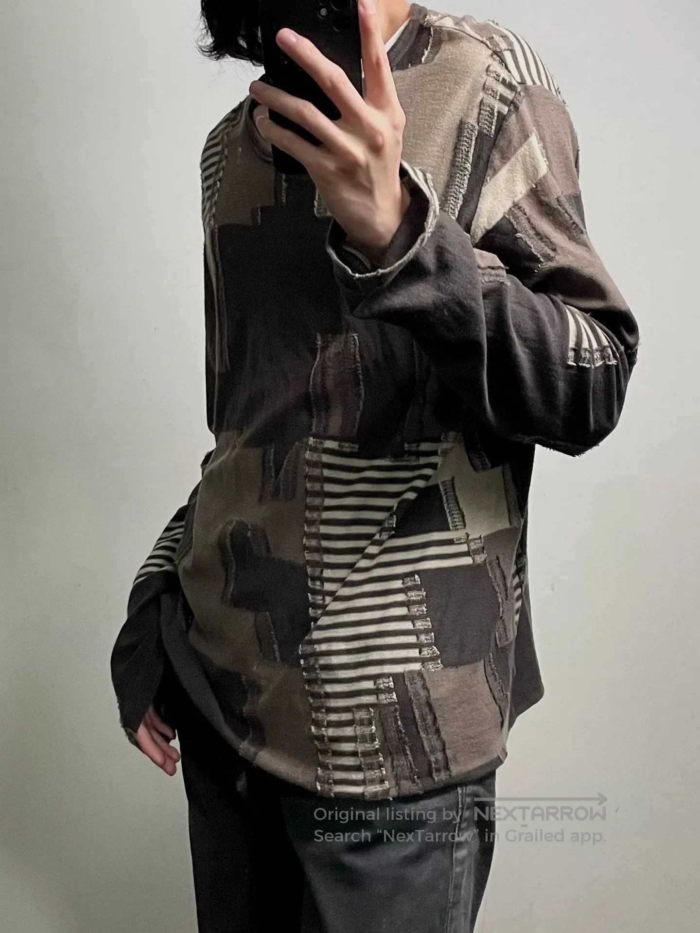 Yohji Yamamoto Yohji Yamamoto Patchwork T-Shirt. Size S / US 4 / IT 40 - 2 Thumbnail