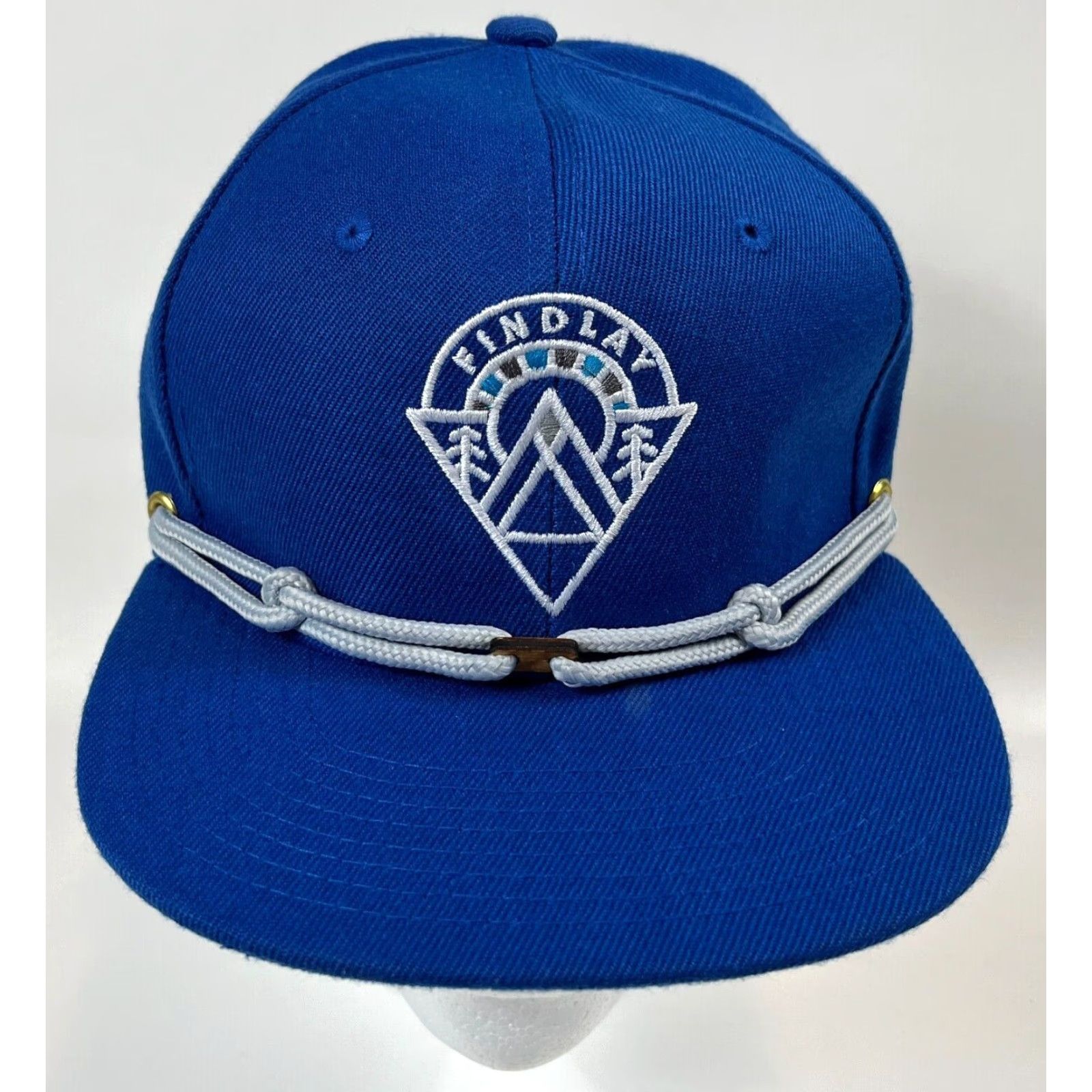 Vintage Findlay Hat Blue Adjustable Hidden Pocket NWOT Baseball Cap Hats Men One Size Cap Size ONE SIZE - 2 Thumbnail