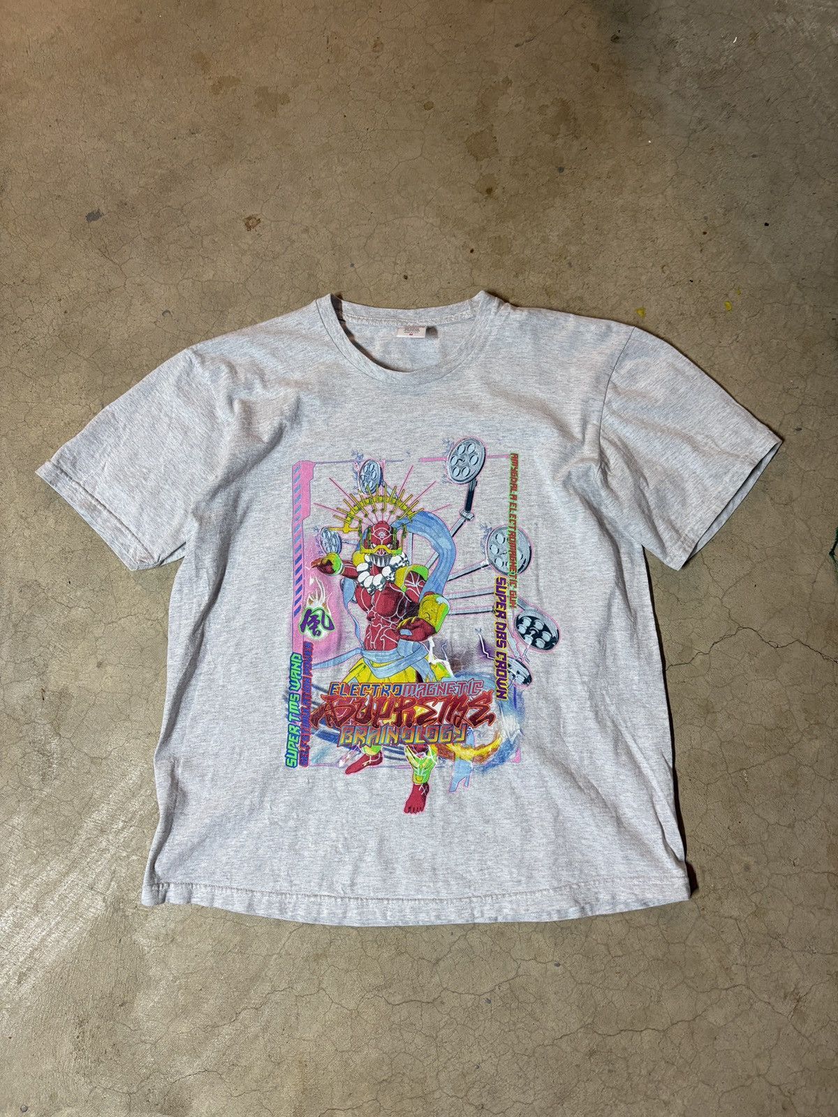 Supreme Supreme Electromagnetic Tee T-shirt Gray Size Medium | Grailed