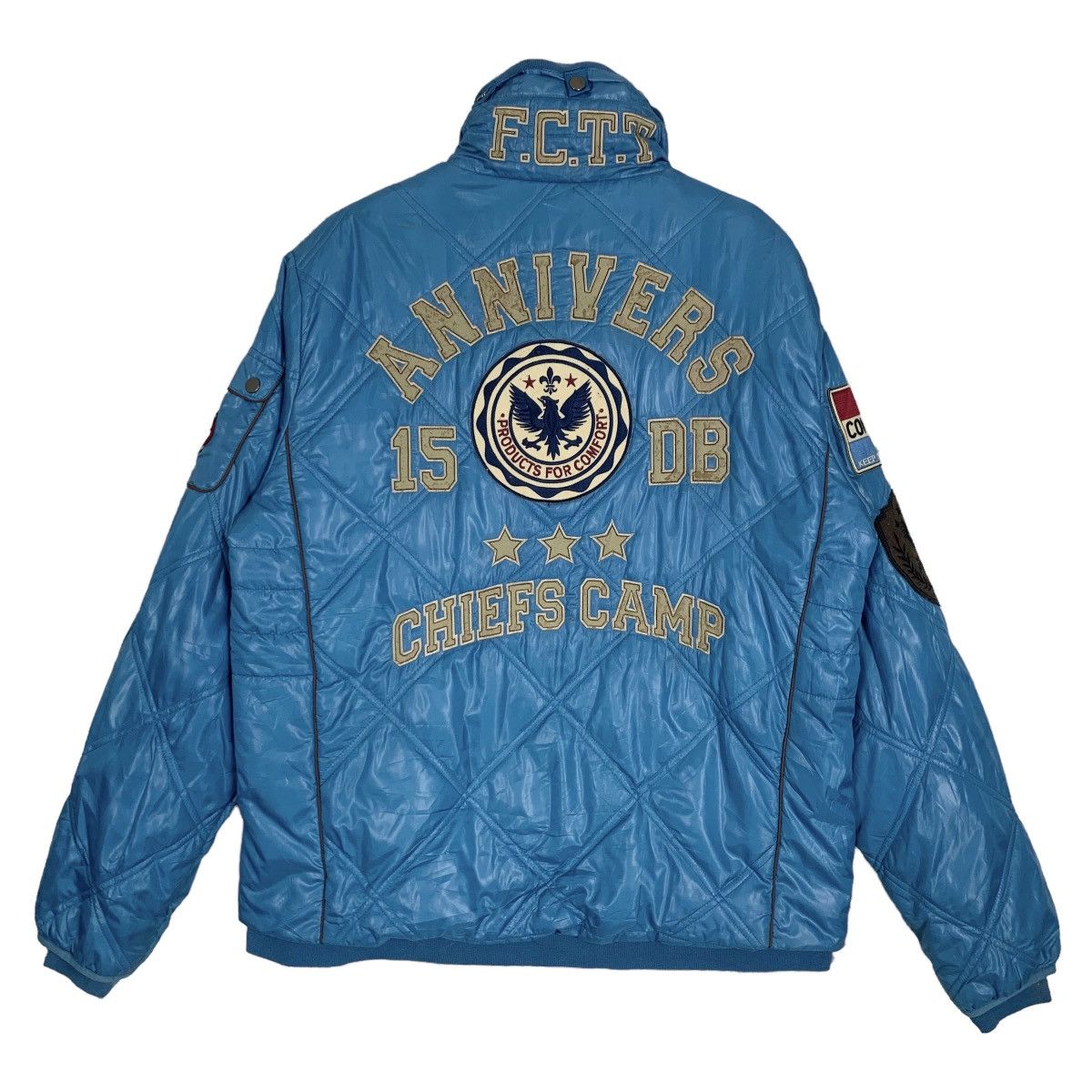 Vintage Vintage Clone Devgru Annivers Chiefs Camp Quilted Jacket Size US L / EU 52-54 / 3 - 9 Thumbnail