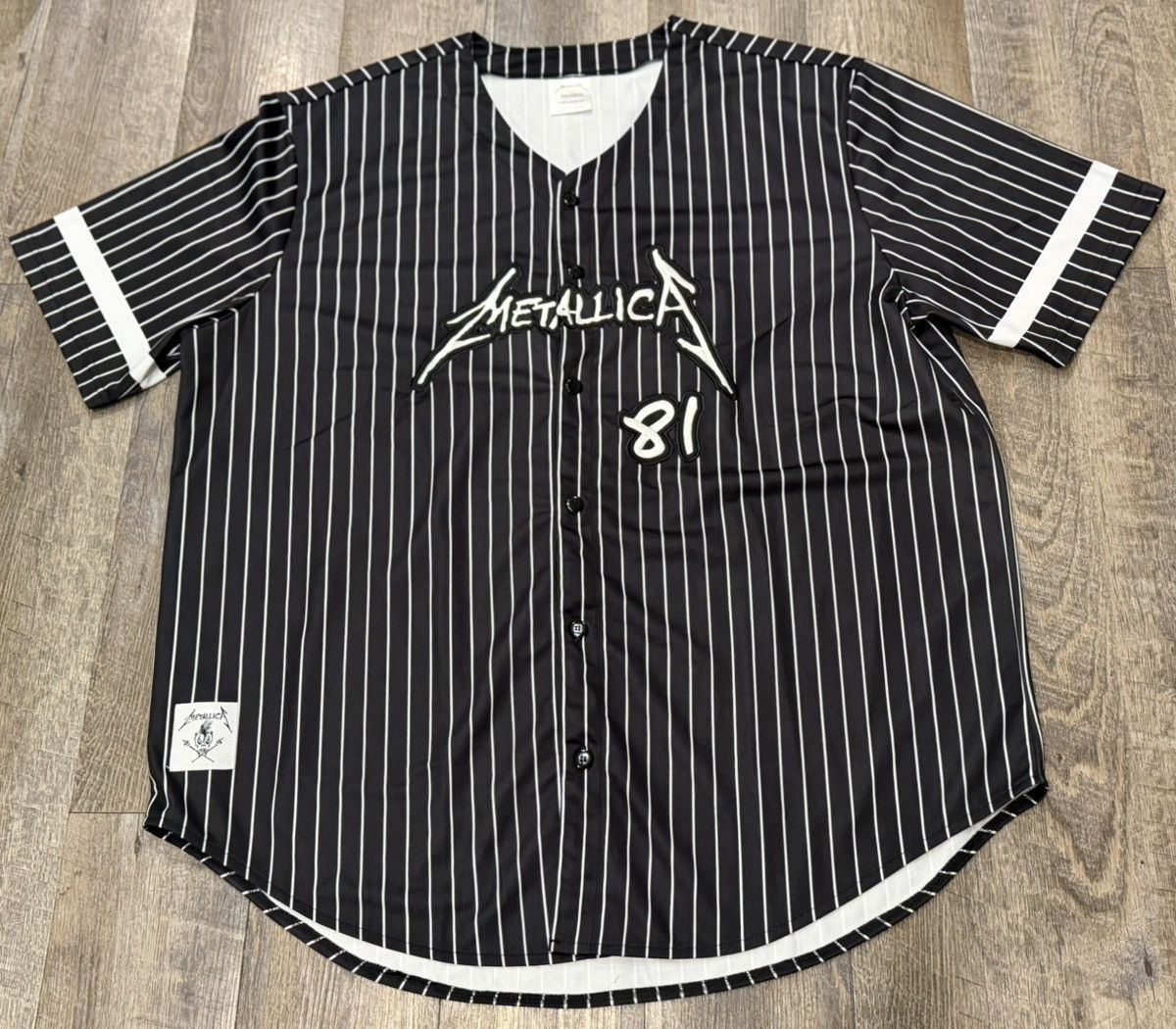 Metallica Metallica Pin Stripe Jersey size 3XL Size US XXL / EU 58 / 5 - 1 Thumbnail