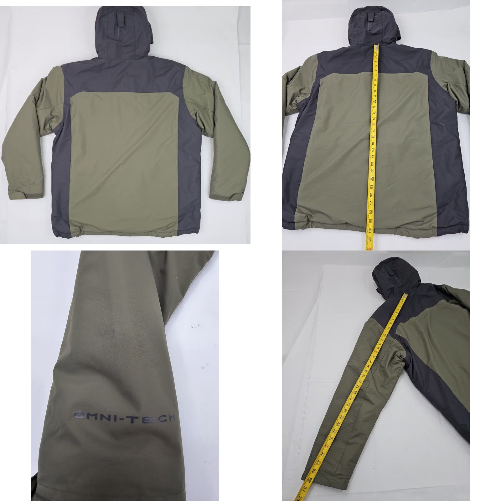 Vintage Columbia Tipton Peak Omni-Tech Reflective Insulated Jacket Men XL Olive Green Jacket Size US XL / EU 56 / 4 - 9 Thumbnail