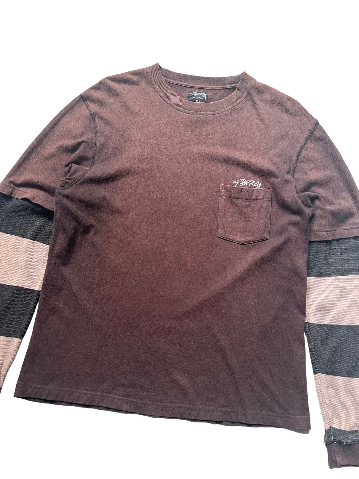 Stussy Y2K Stussy Sun Faded Longsleeve Shirt Size US XL / EU 56 / 4 - 6 Thumbnail