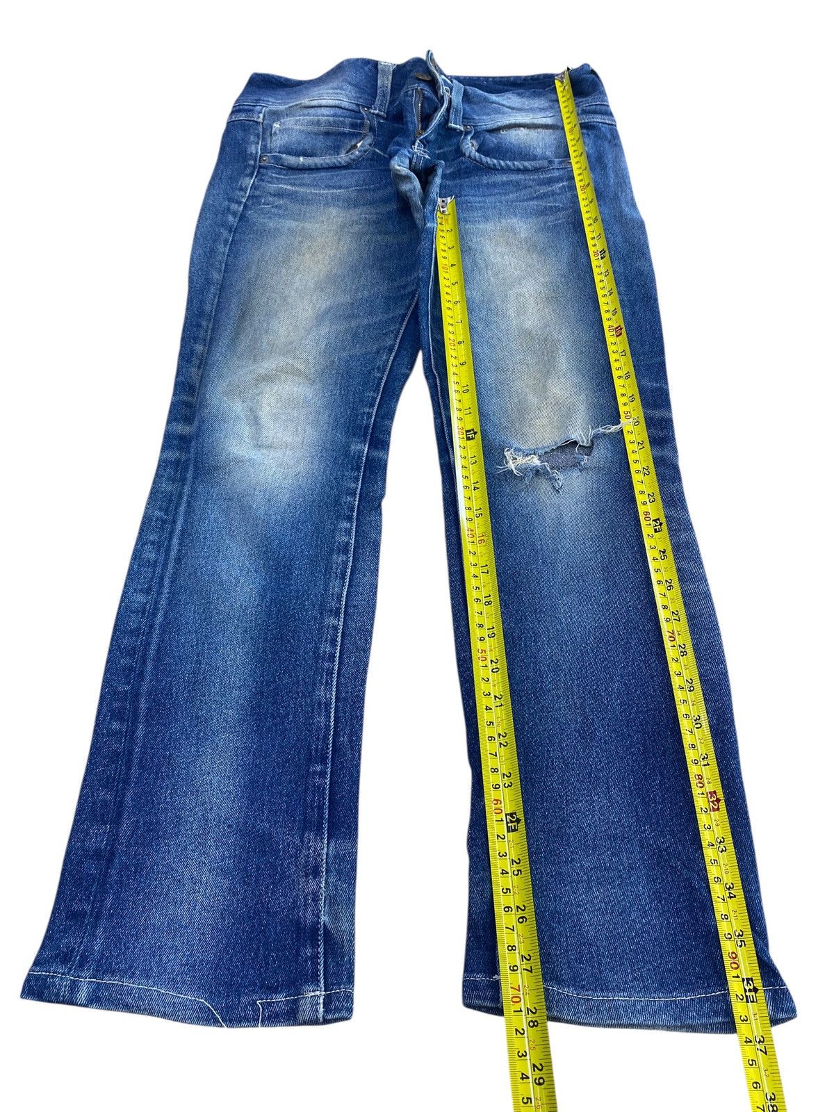 Cook Jeans Cook Jeans Faded Wash Style Ripped Jeans Size US 30 / EU 46 - 7 Thumbnail