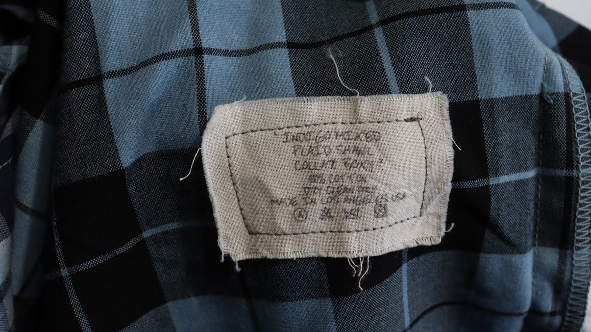 Greg Lauren o1rshd1 Button Up Shirt in Blue/Navy Blue Size US L / EU 52-54 / 3 - 7 Thumbnail