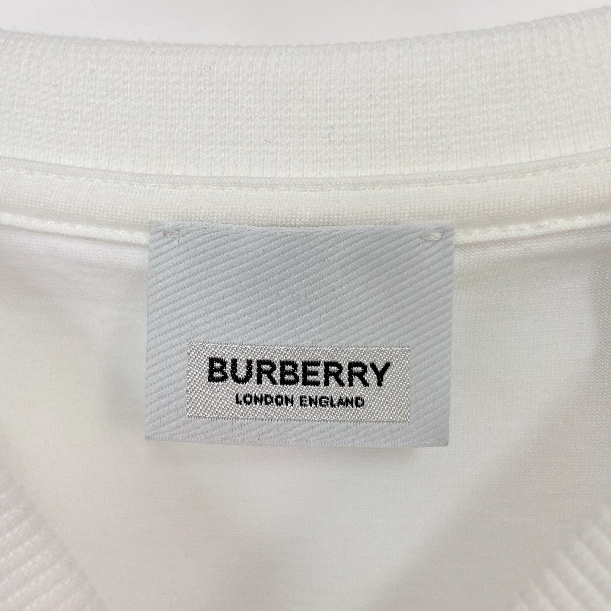 Burberry Burberry logo white T-shirt M Size US M / EU 48-50 / 2 - 5 Thumbnail