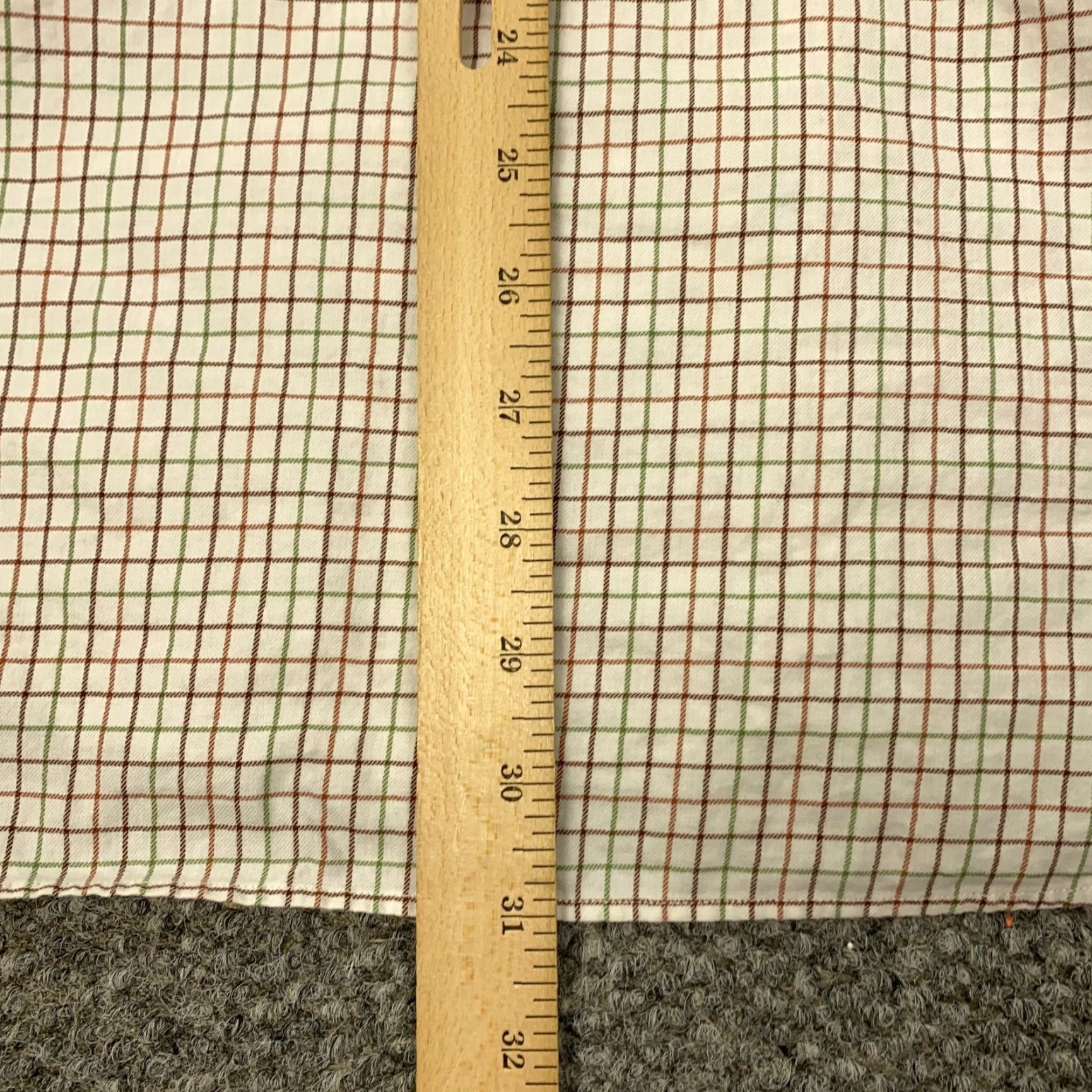 Ralph Lauren VINTAGE Ralph Lauren Shirt Men Size 17 Plaid Polo Pony Blue 100% Cotton Button-Up Long Sleeve Mens Regular Fit Adult Size US XL / EU 56 / 4 - 7 Thumbnail