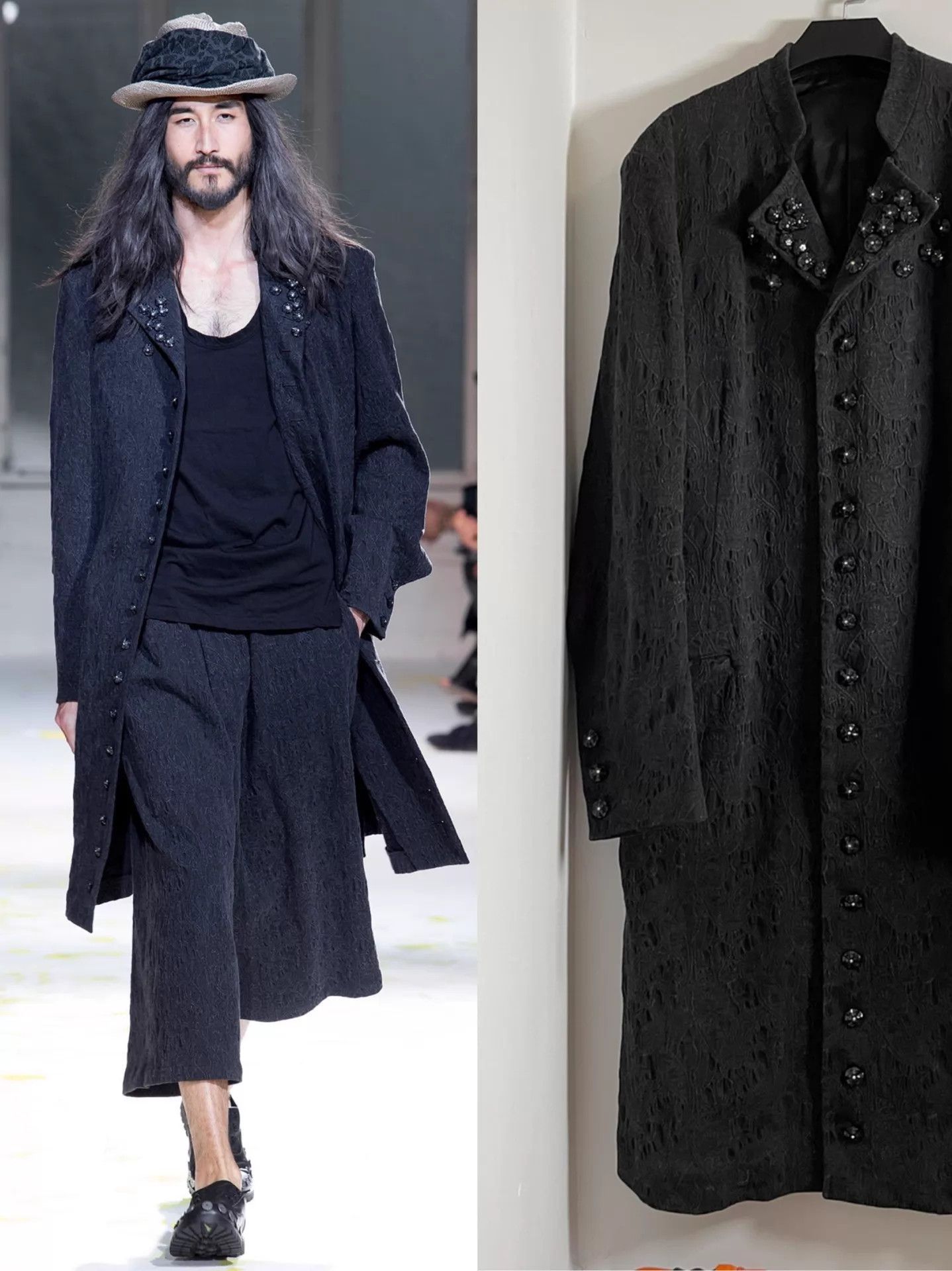 Yohji Yamamoto Yohji Yamamoto PourHomme S/S15 Star Button Coat 3 Size US L / EU 52-54 / 3 - 1 Thumbnail