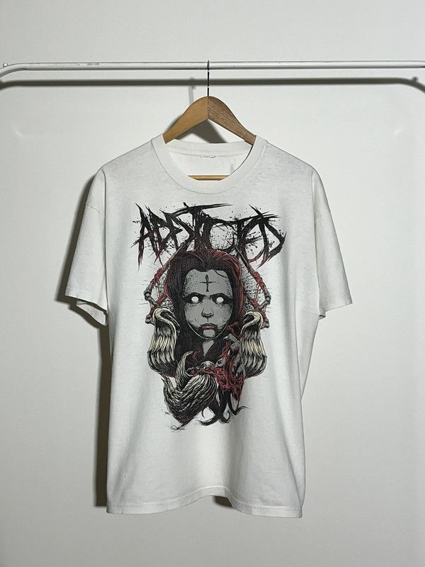 Affliction white tshirt affliction goth alternative avantgard Size US L / EU 52-54 / 3 - 1 Thumbnail