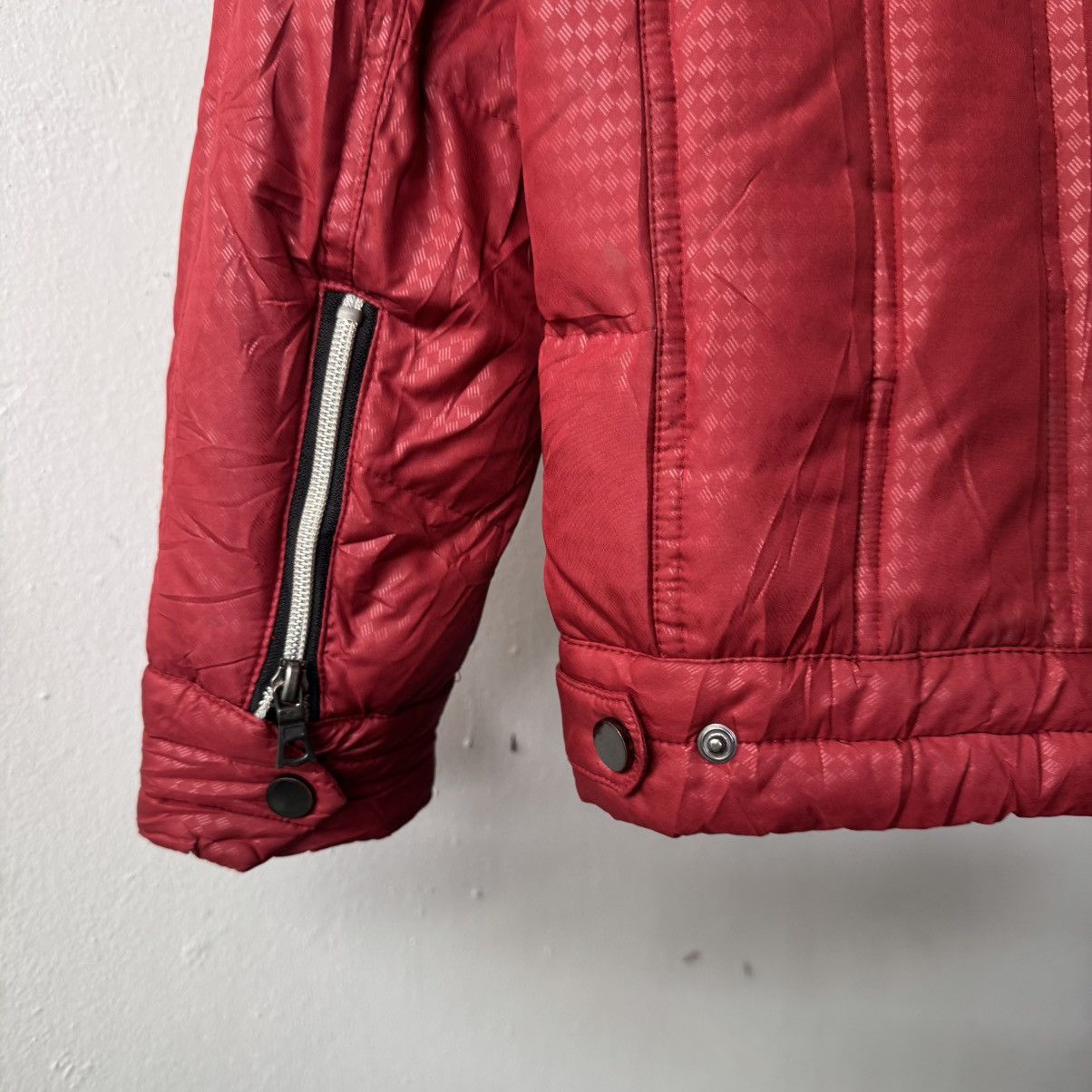 If Six Was Nine Jun Men Japanese Brand Puffer Fur Vkei Riding Jacket Size US M / EU 48-50 / 2 - 15 Thumbnail