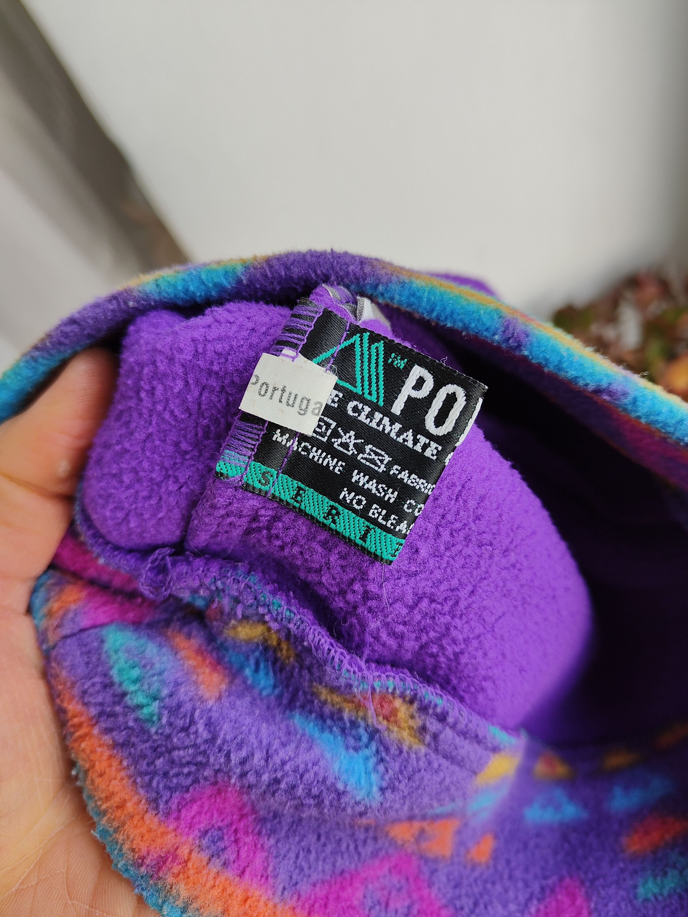 Polartec Vintage Polartec Series Zoo Ultra Rare 90s Fleece Hat Size ONE SIZE - 6 Thumbnail