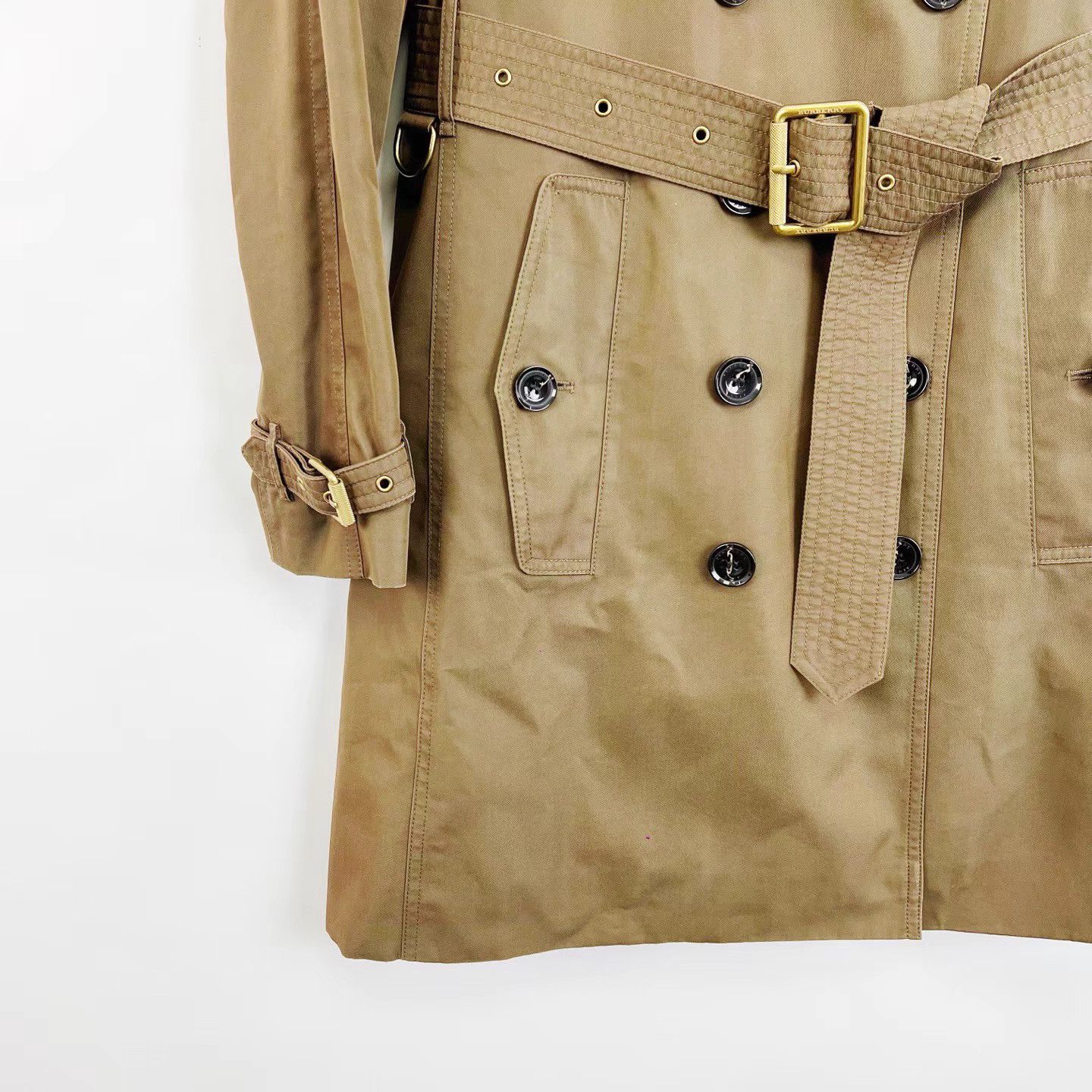 Burberry Burberry Khaki Trench Coat with Removable Wool Lining K12 Size US M / EU 48-50 / 2 - 3 Thumbnail