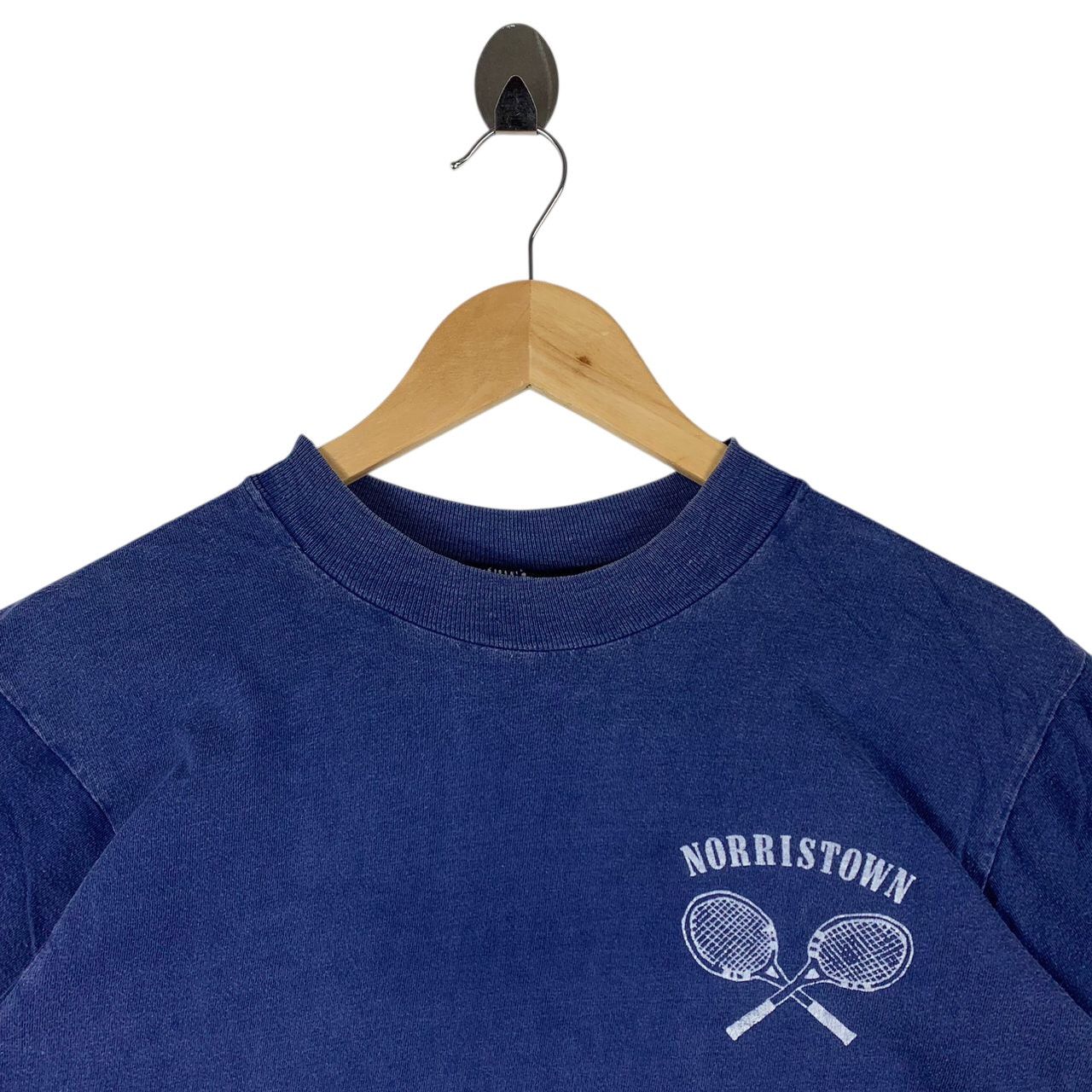 Other Vintage 80s Hi-Cru by Stedman Norristown Tennis Tee Shirt Size US M / EU 48-50 / 2 - 2 Thumbnail