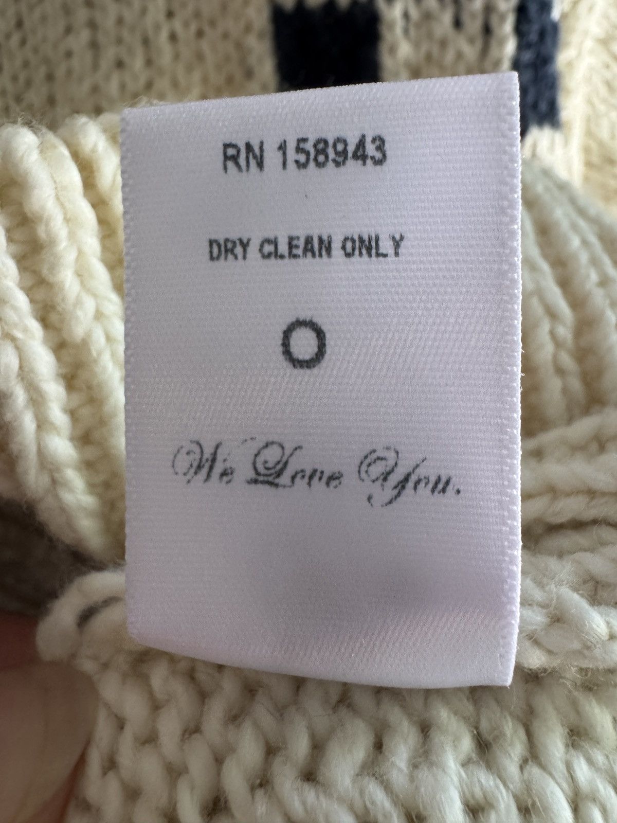 Cherry LA Cream Cardigan Sweater Size L / US 10 / IT 46 - 4 Thumbnail