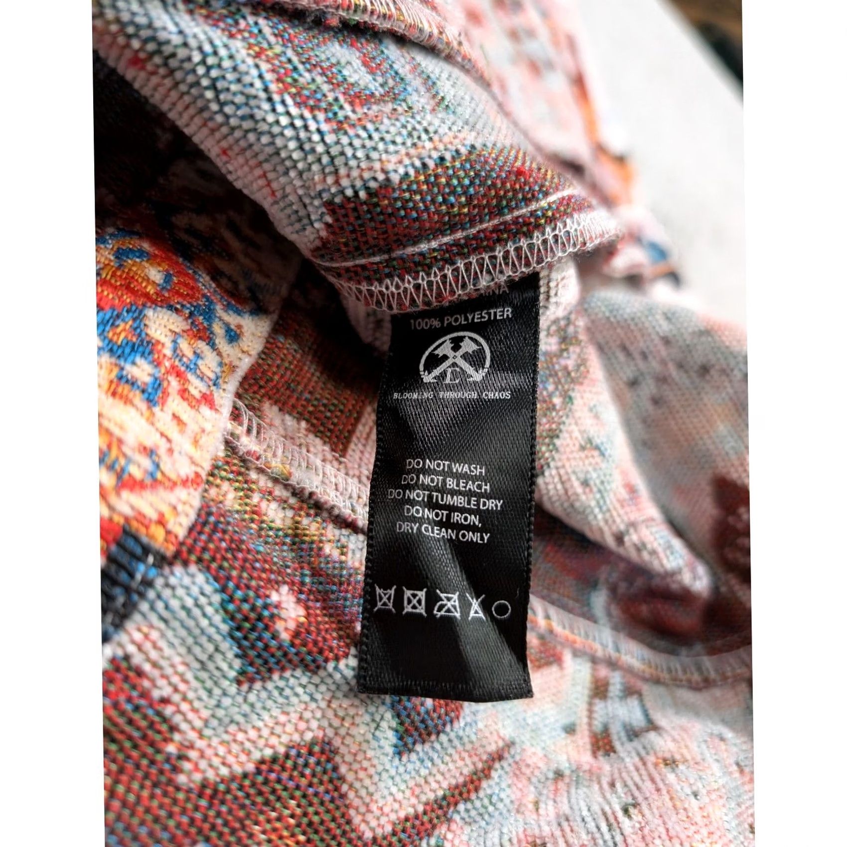 Vintage VINTAGE Civil Regime Jacket Mens XS Tapestry Woven Aztec Print Streetwear Poly Size US XS / EU 42 / 0 - 5 Thumbnail
