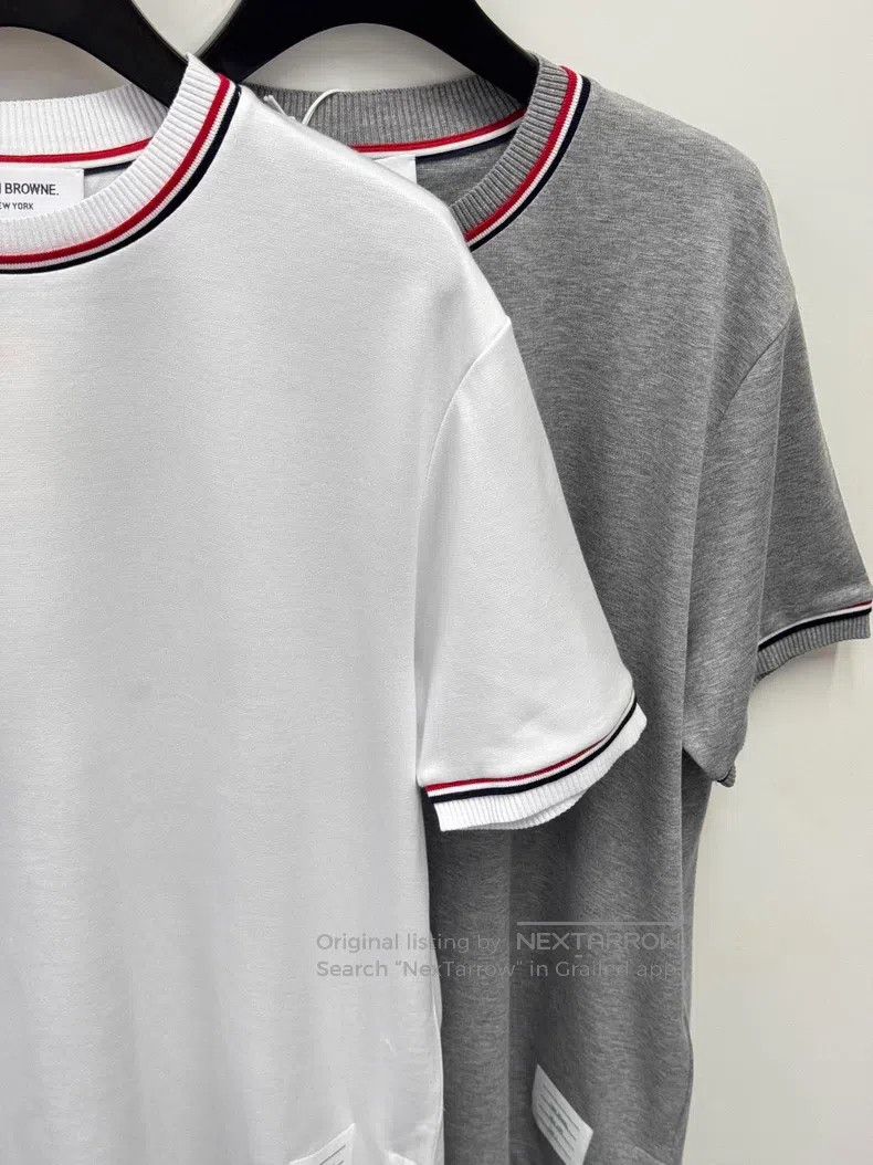 Thom Browne Thom Browne Short Sleeve T-Shirt Size US L / EU 52-54 / 3 - 3 Thumbnail