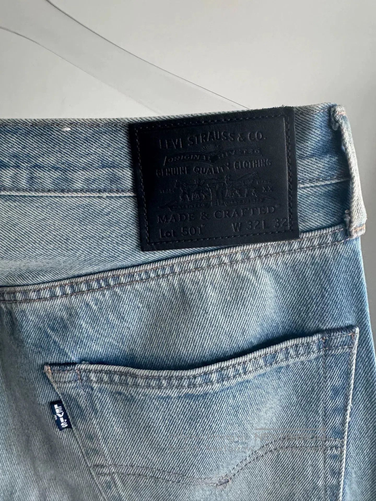Levi's Levi's 501 Night Shine Denim Jeans. Size US 32 / EU 48 - 4 Thumbnail