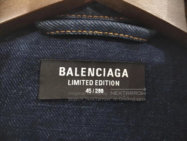 Balenciaga Balenciaga Denim Jacket Size US XS / EU 42 / 0 - 4 Thumbnail
