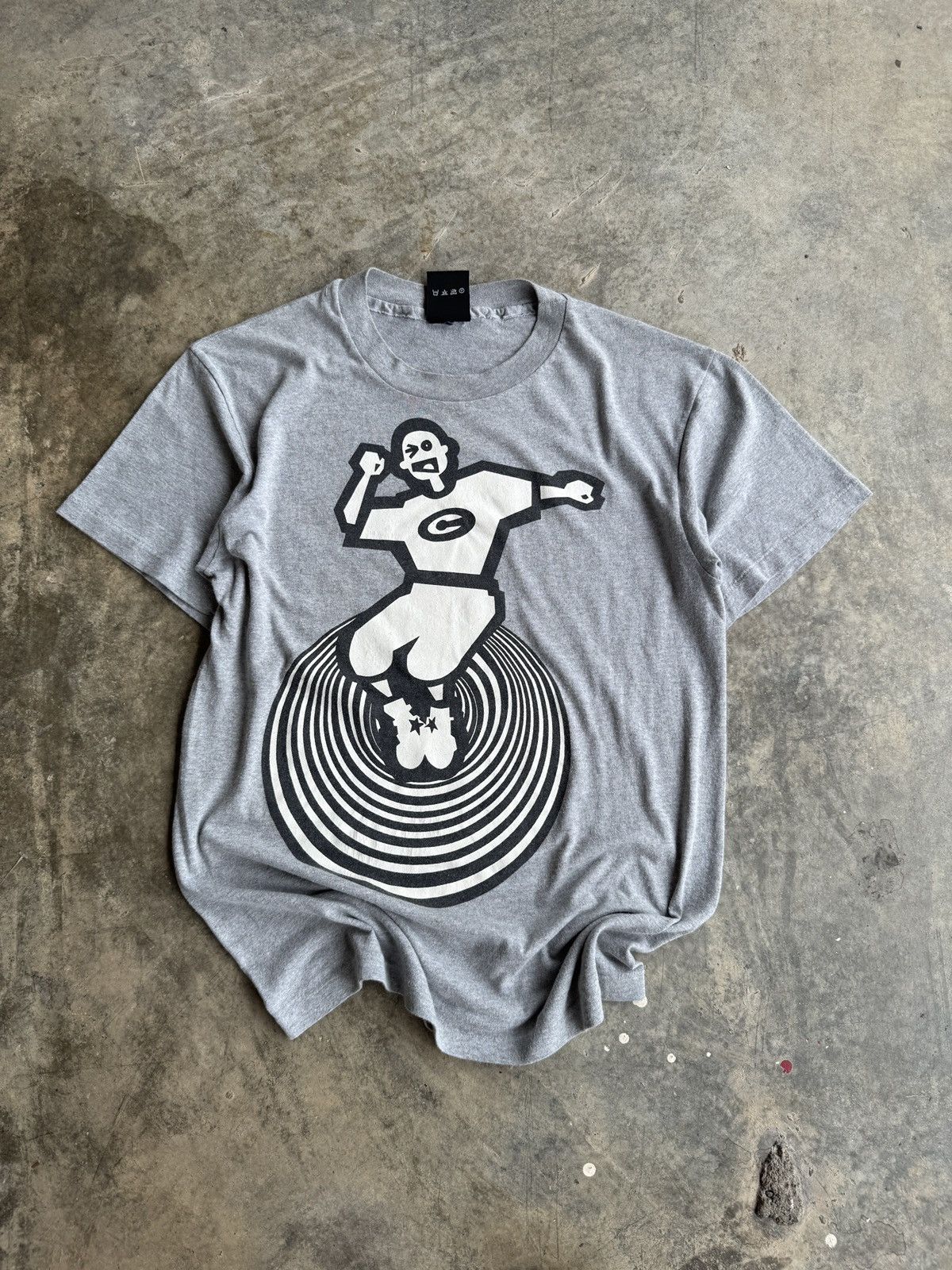Japanese Brand × Vintage *RARE* Vintage 90s T-Shirt Vortex Atom Bomb Rave Gabber Tee Size US L / EU 52-54 / 3 - 9 Thumbnail