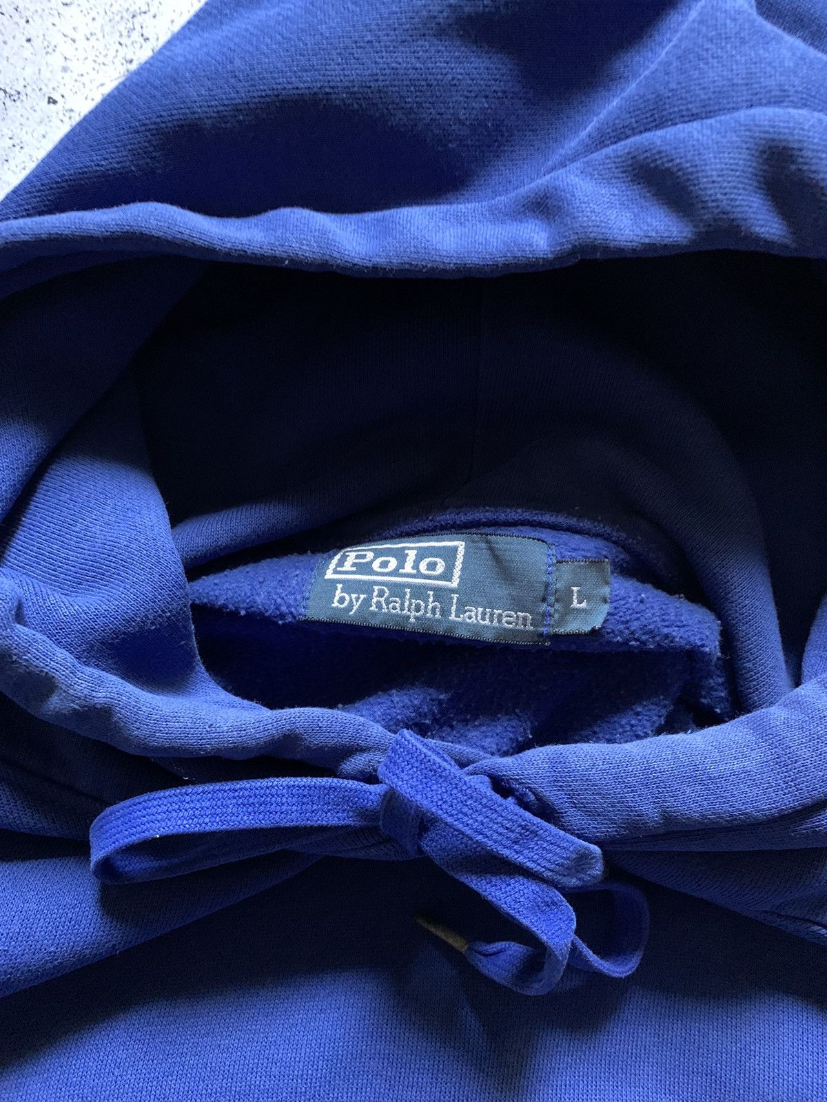Polo Ralph Lauren Vintage Baggy Hoodie Polo Ralph Lauren Blue Red Pony Y2K USA Size US M / EU 48-50 / 2 - 5 Thumbnail
