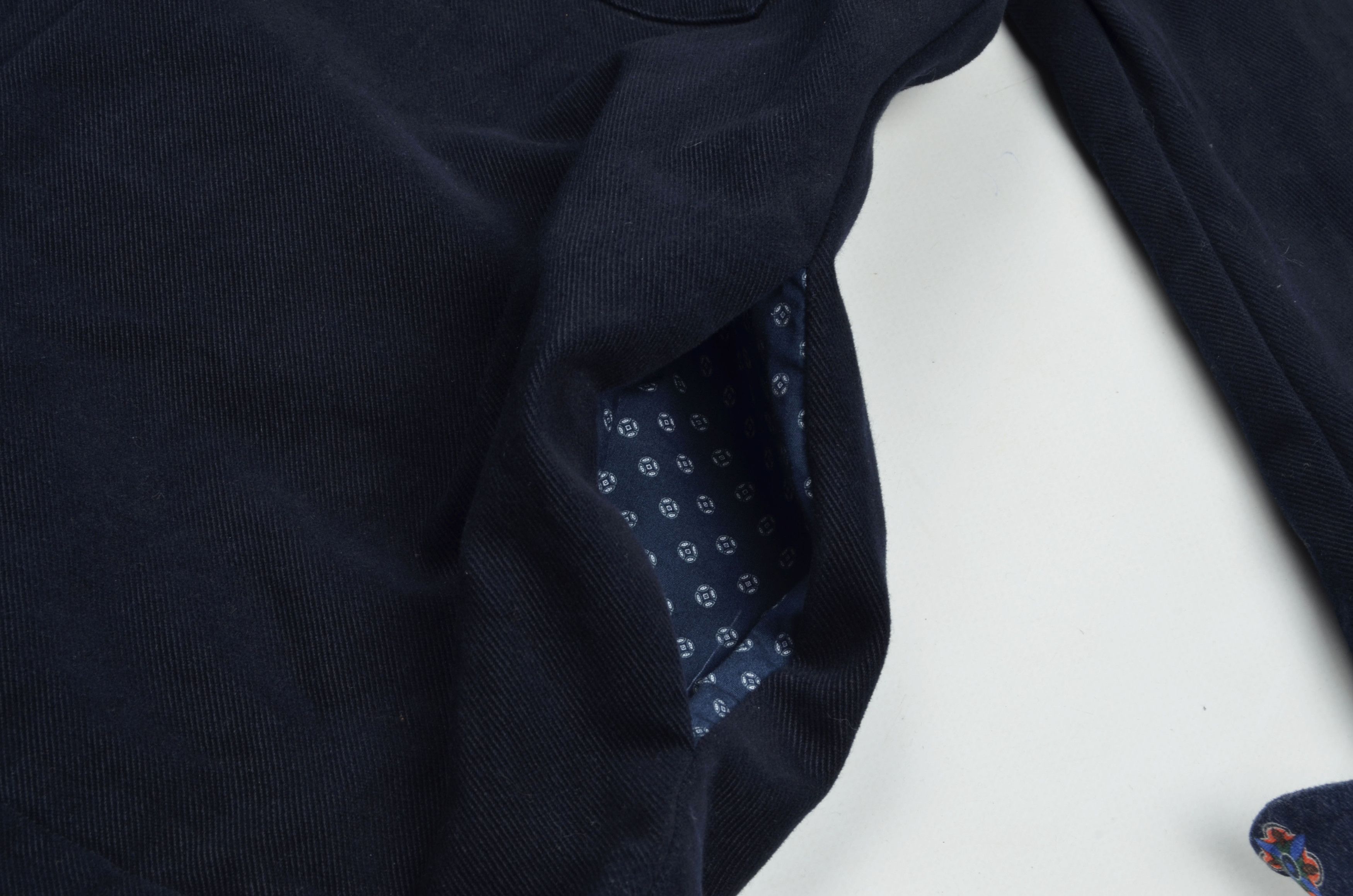 Ted Baker Ted Baker London Navy Corduroy Organic Cotton Overshirt Size US M / EU 48-50 / 2 - 7 Thumbnail