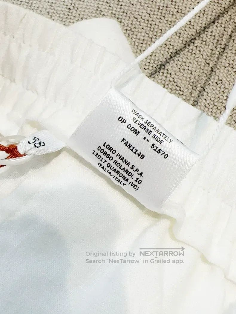 Loro Piana Loro Piana White size 38 drawstring elastic waist shorts Size 25" / US 0 / IT 36 - 7 Thumbnail