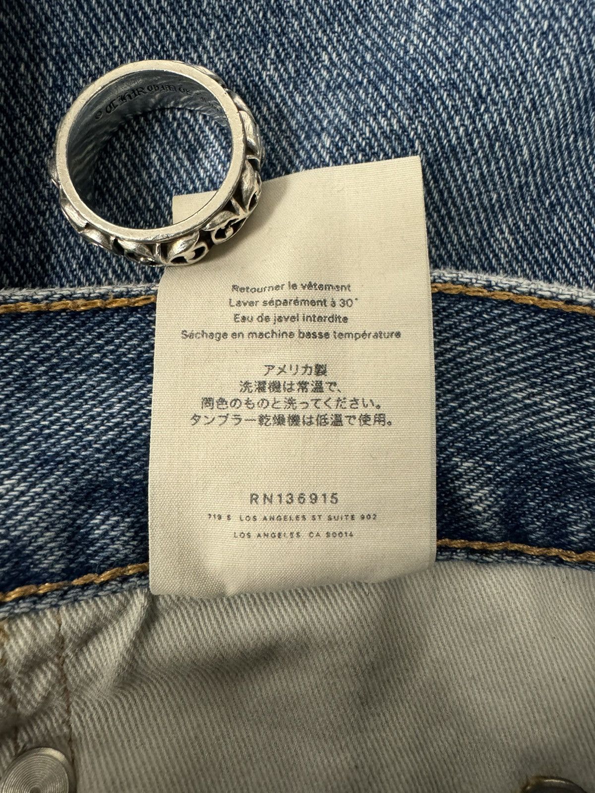 Simon Miller Simon Miller Wide Leg Split Wash Denim Size US 30 / EU 46 - 21 Thumbnail