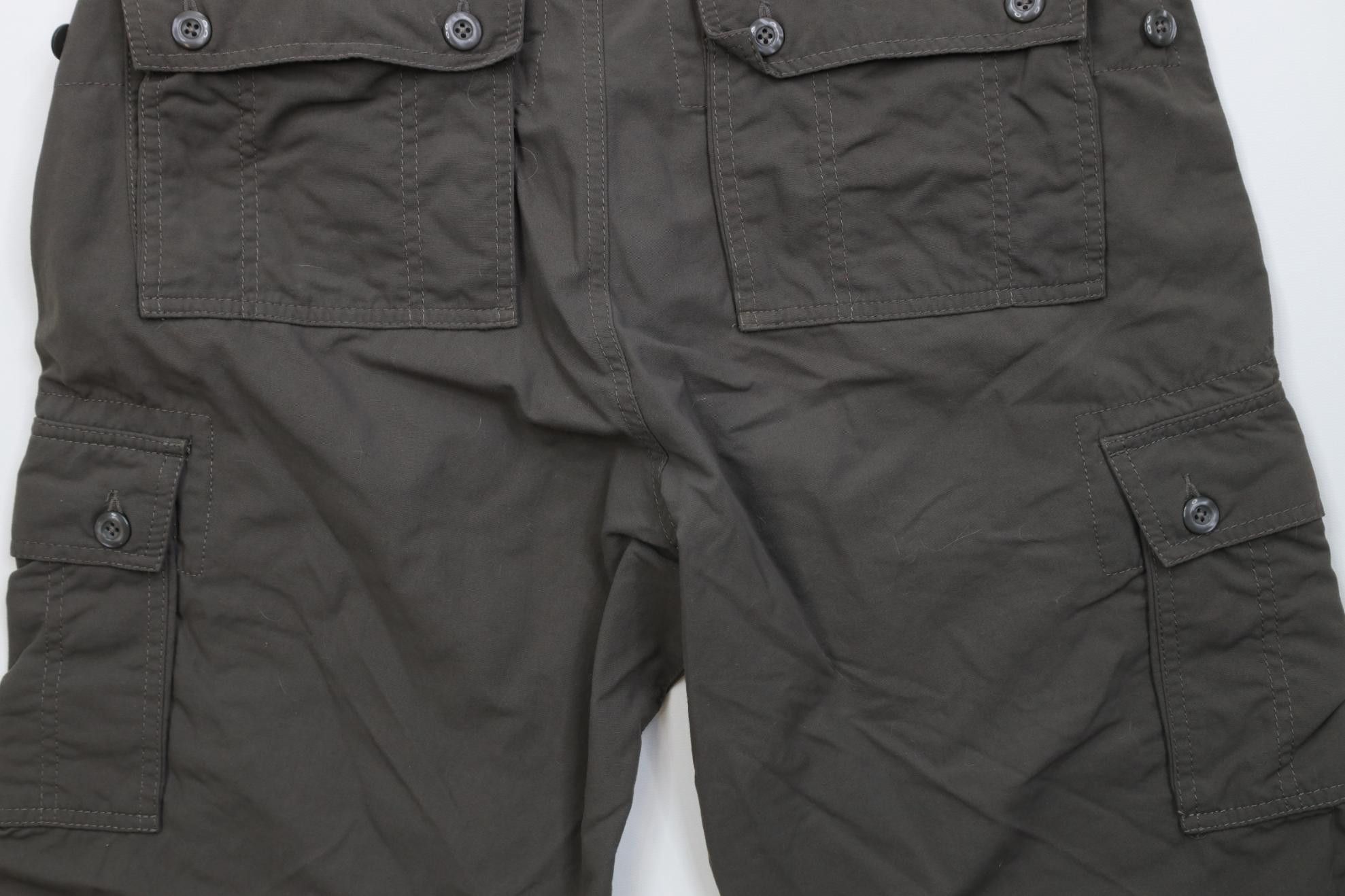 Vintage Clothing Arts Pick Pocket Proof Cargo Shorts Gray Nylon Size US 32 / EU 48 - 11 Thumbnail