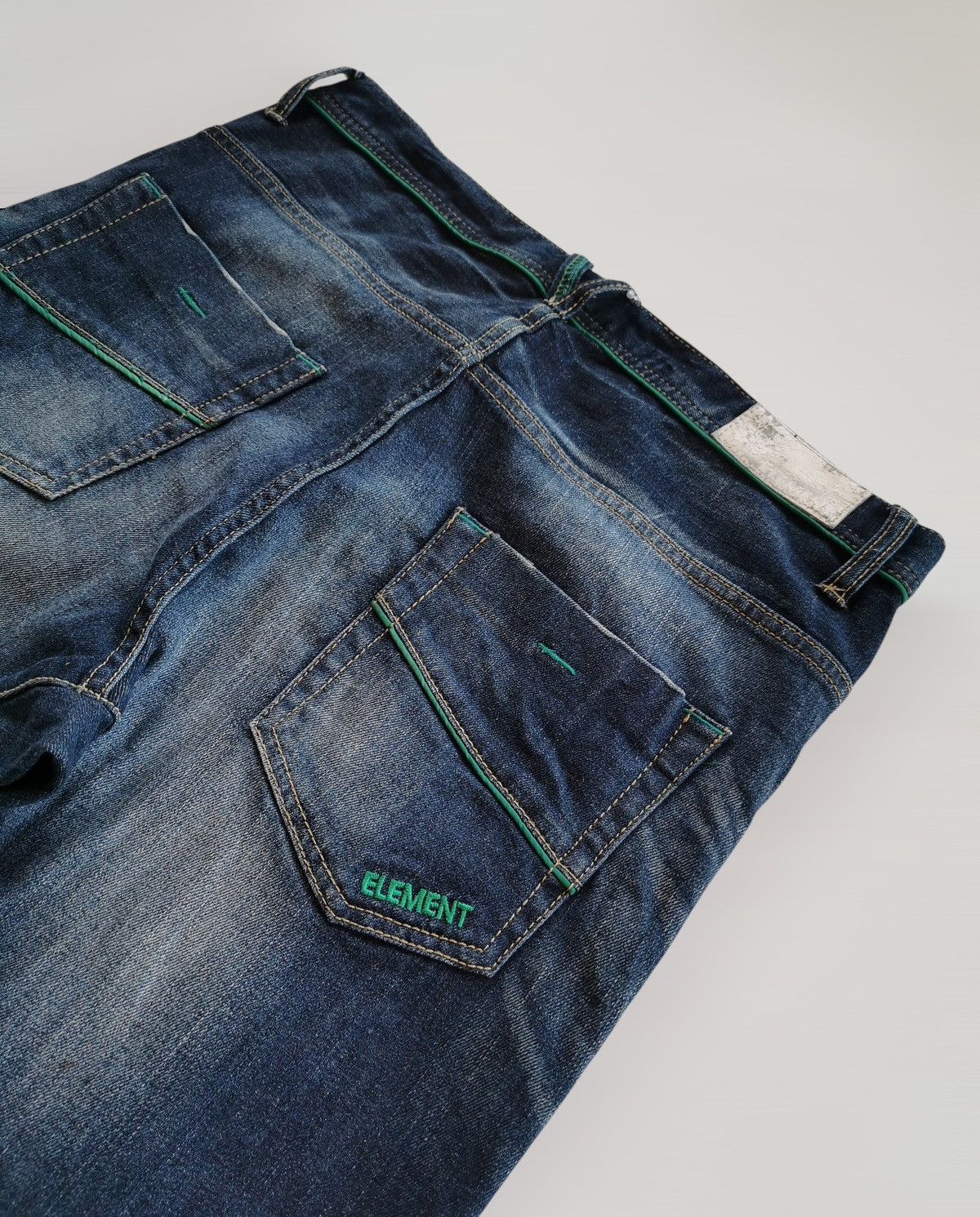 Element Vintage Element Chain Stich Denim Jeans Size US 33 - 8 Thumbnail