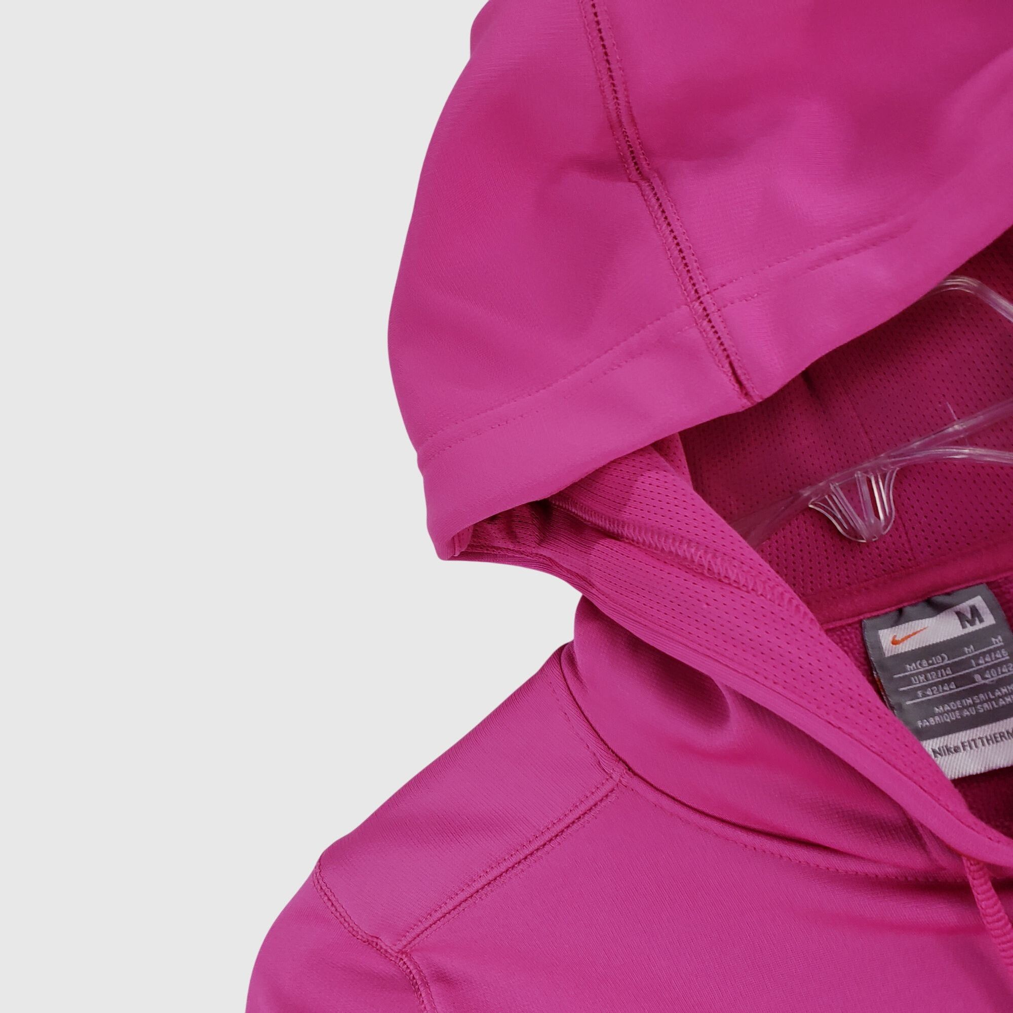 Nike Vintage NikeFit Womens Pink Pullover Hoodie With Kangaroo Po Size M / US 6-8 / IT 42-44 - 6 Thumbnail