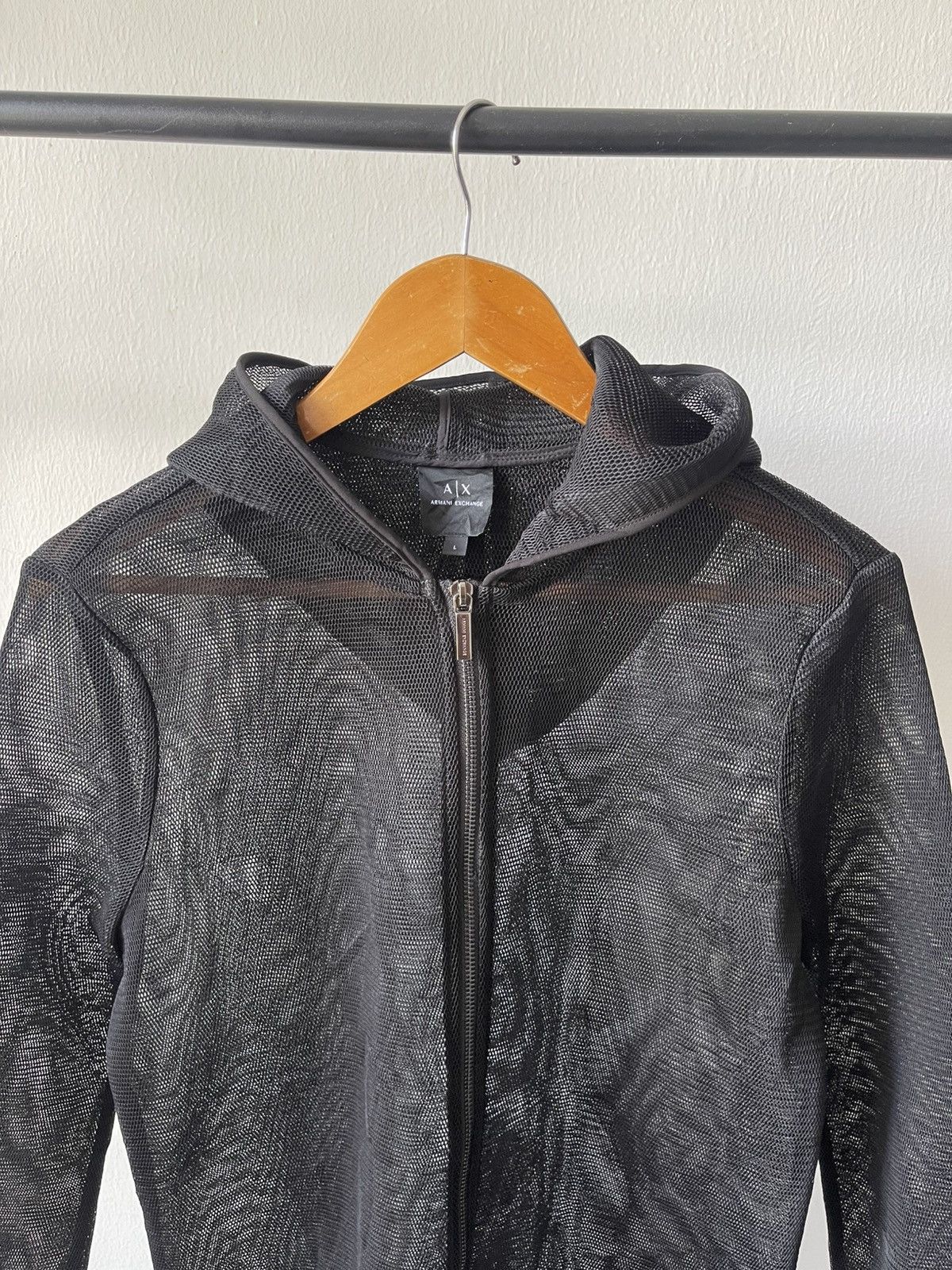 Armani Exchange Armani Exchange Mesh Zip Hoodie Size US M / EU 48-50 / 2 - 4 Thumbnail