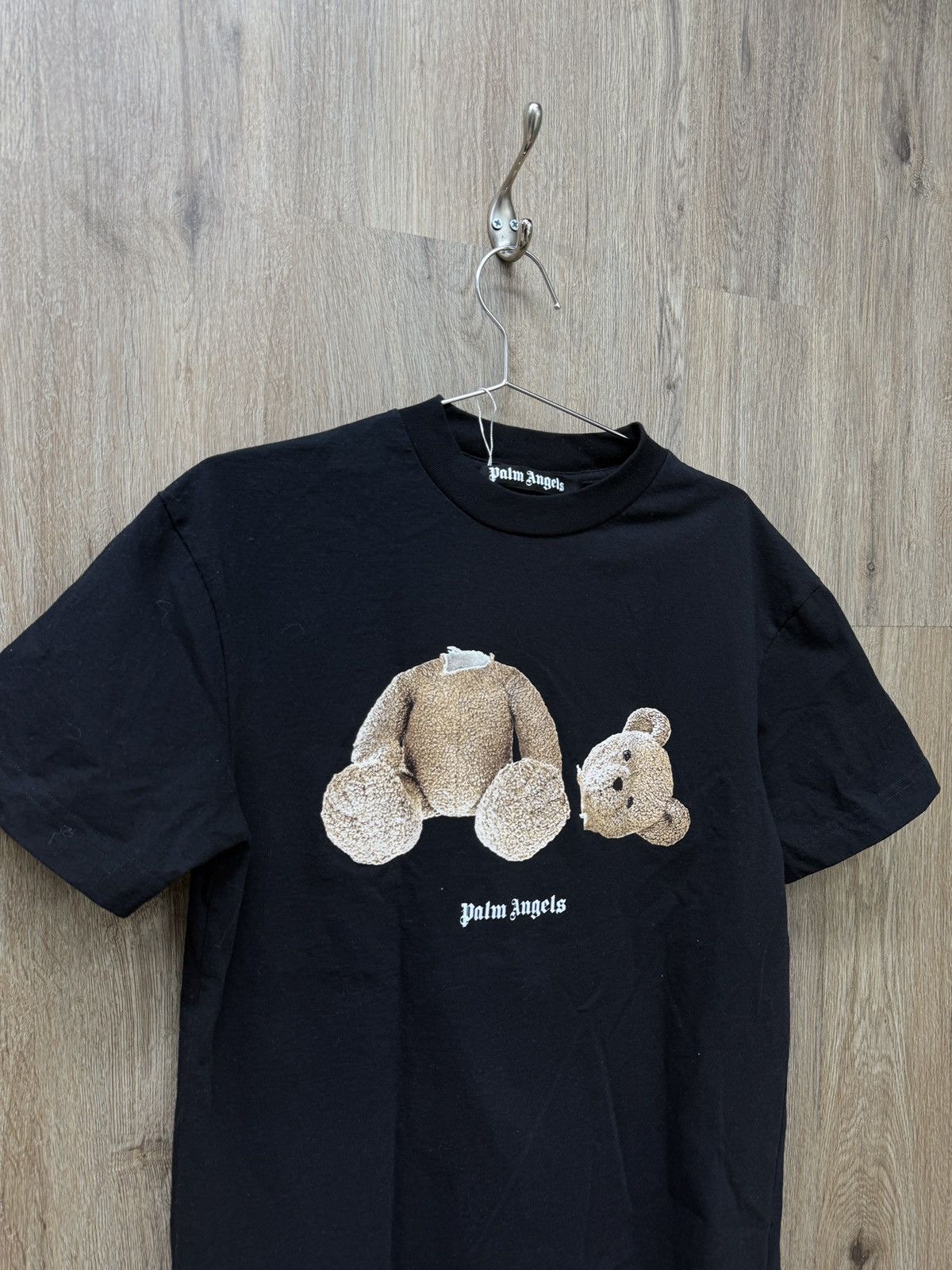 Palm Angels Palm Angels Black Teddy Bear Short Sleeve Size US S / EU 44-46 / 1 - 2 Thumbnail