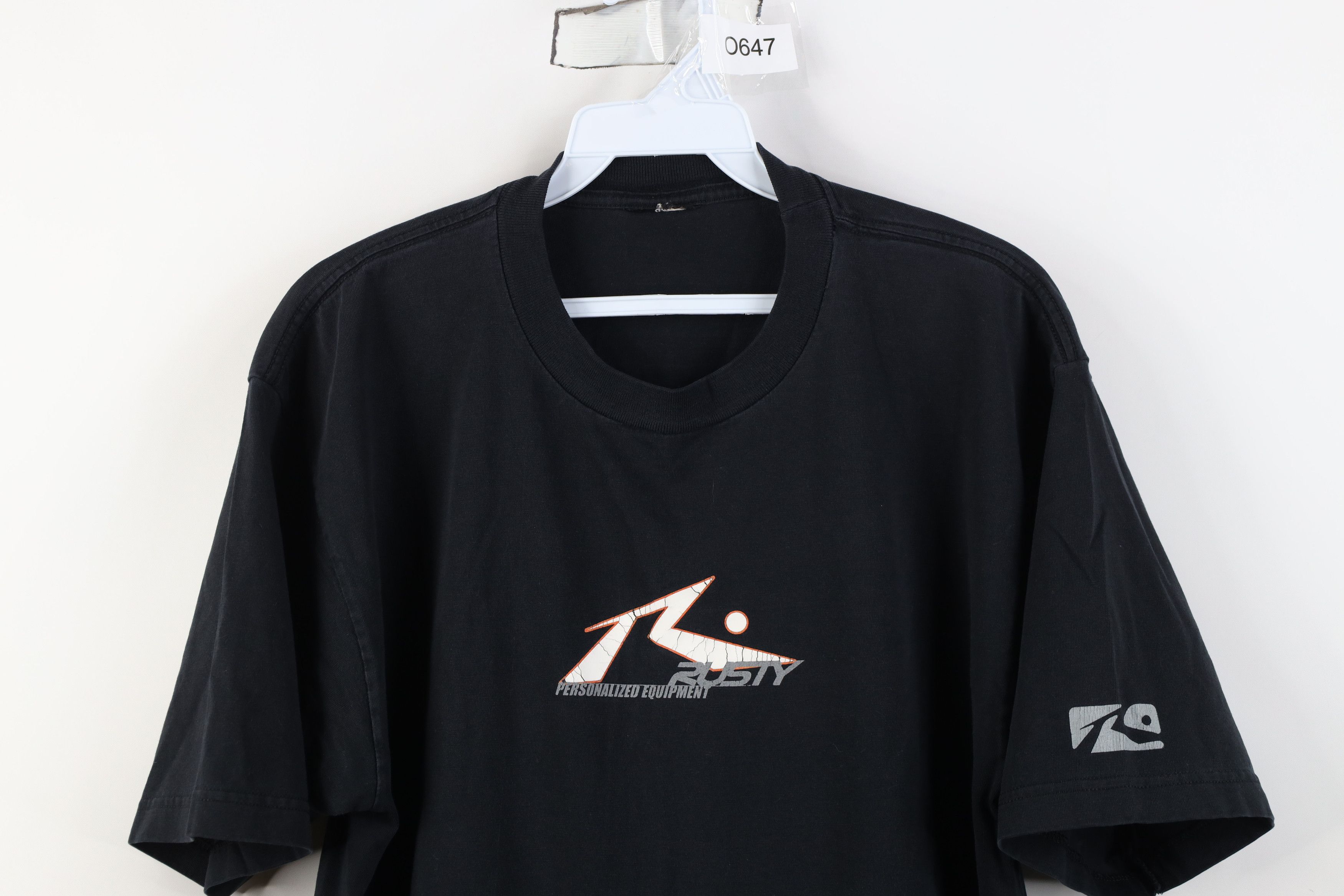 Rusty Vintage 90s Y2K Rusty Surf Skateboard Spell Out T-Shirt Size US M / EU 48-50 / 2 - 2 Thumbnail