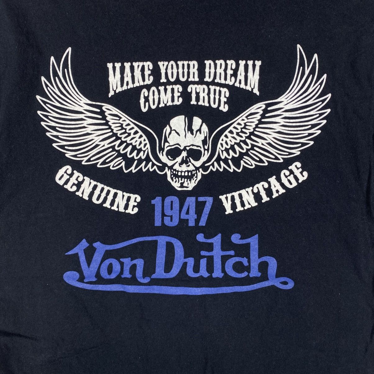 Von Dutch Vintage 00's VON DUTCH Make Your Dream Come True Tee Shirt Size US L / EU 52-54 / 3 - 2 Thumbnail