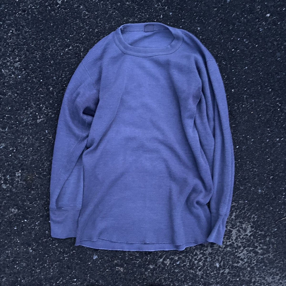 Other Vintage Thermal Overdyed Shirt Size L 80’s 90’s Size US L / EU 52-54 / 3 - 2 Thumbnail