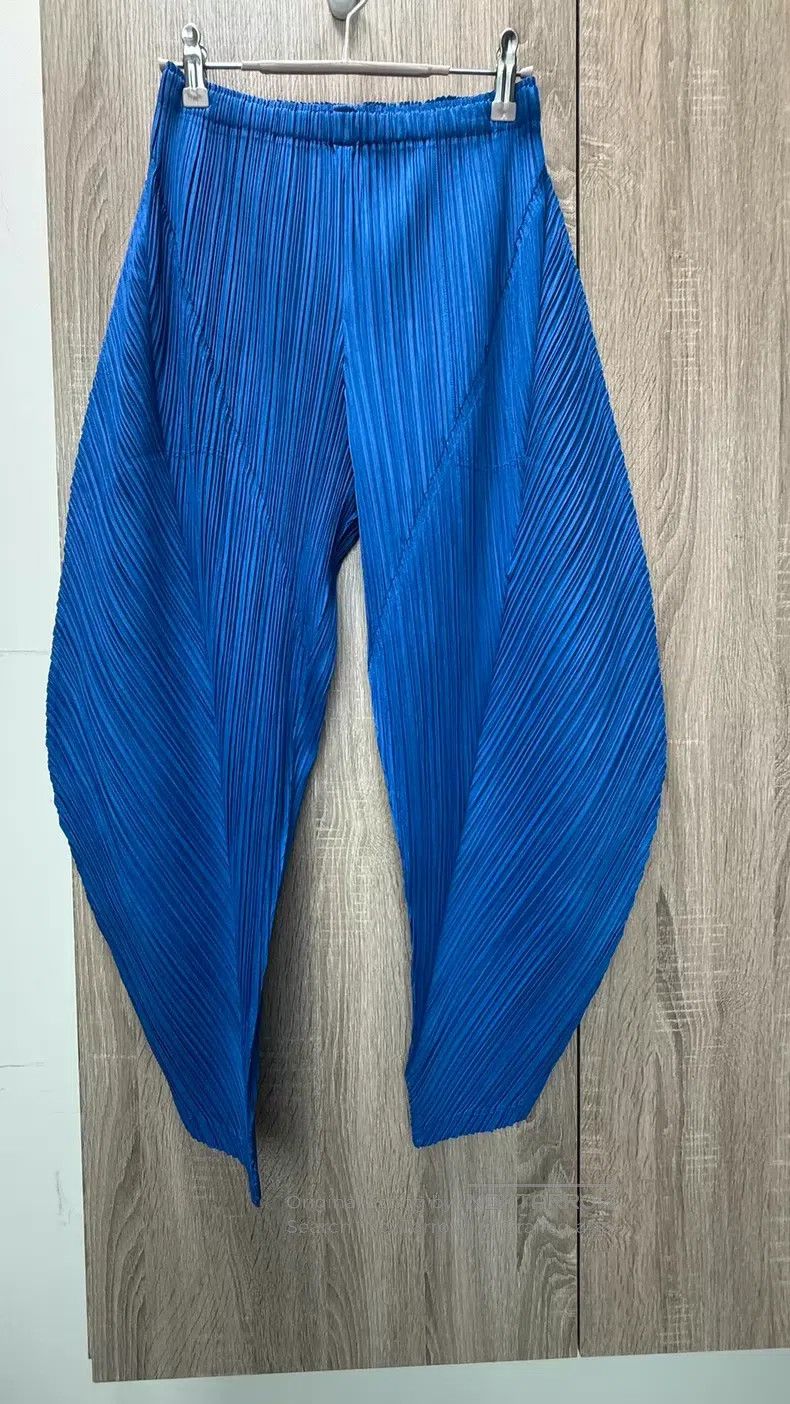 Issey Miyake Issey Miyake size:3 Irregular Pants Blue Size 23" - 1 Thumbnail