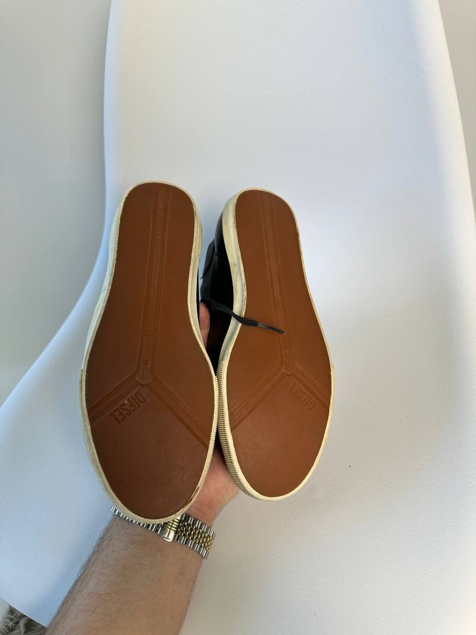 Diesel × Vintage Crazy Leather Diesel Shoes Avant Garde Size US 7 / IT 37 - 6 Thumbnail