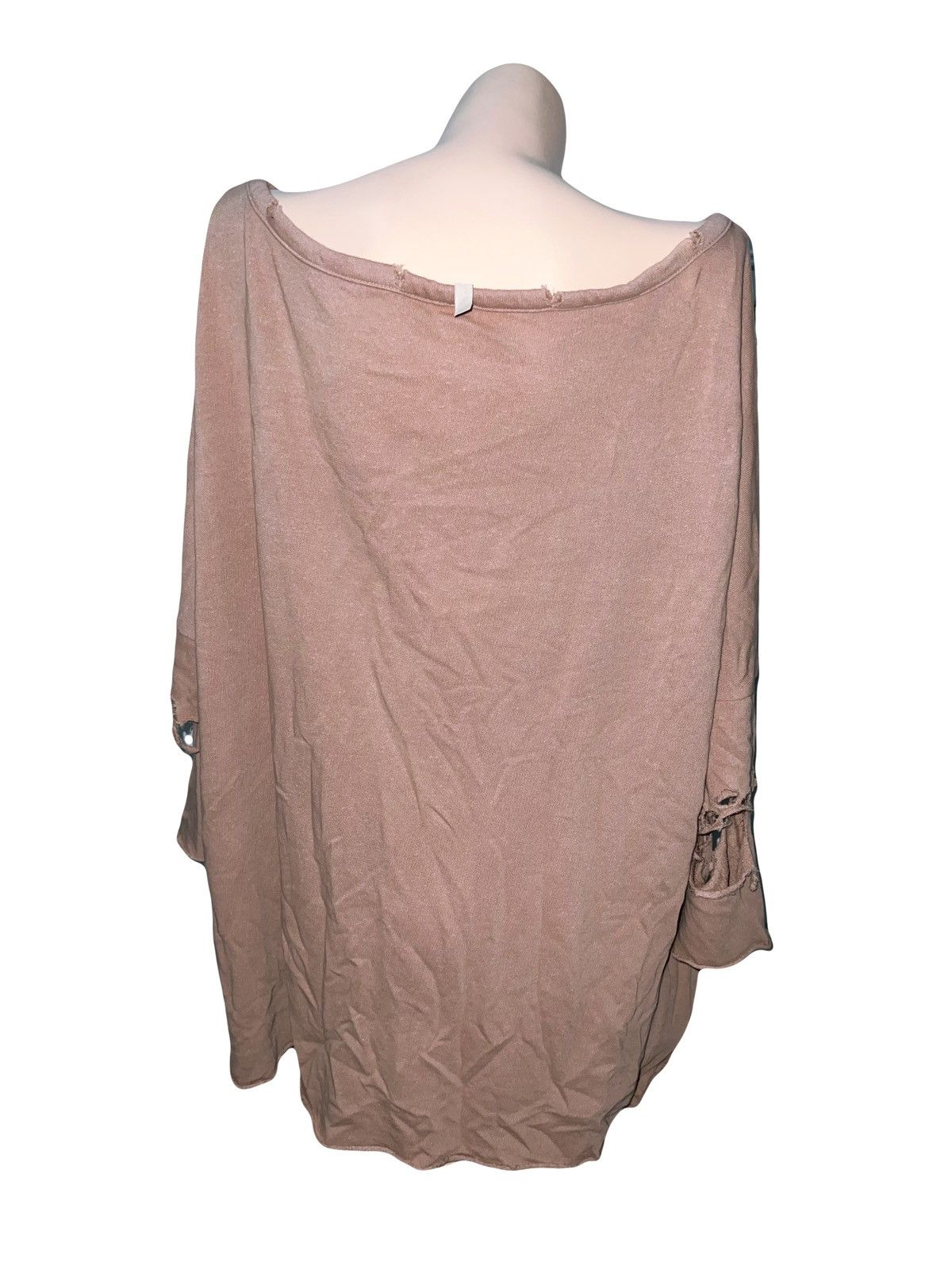 Japanese Brand Kikiriki distressed oversize sweatshirt 🎀🧷 Size ONE SIZE - 2 Thumbnail