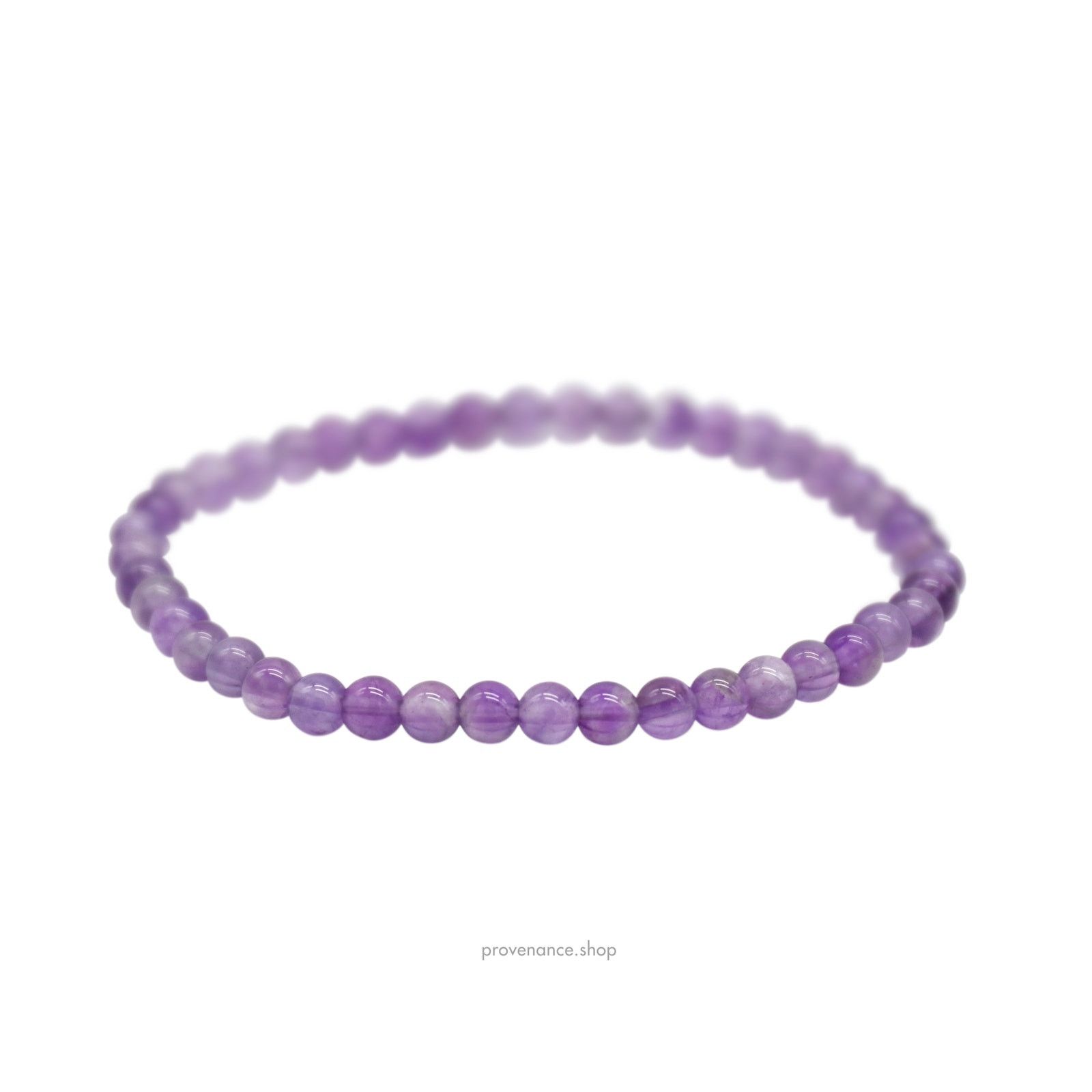 Jewelry 🔴 Bracelet - Purple Amethyst 4mm. Size ONE SIZE - 1 Preview