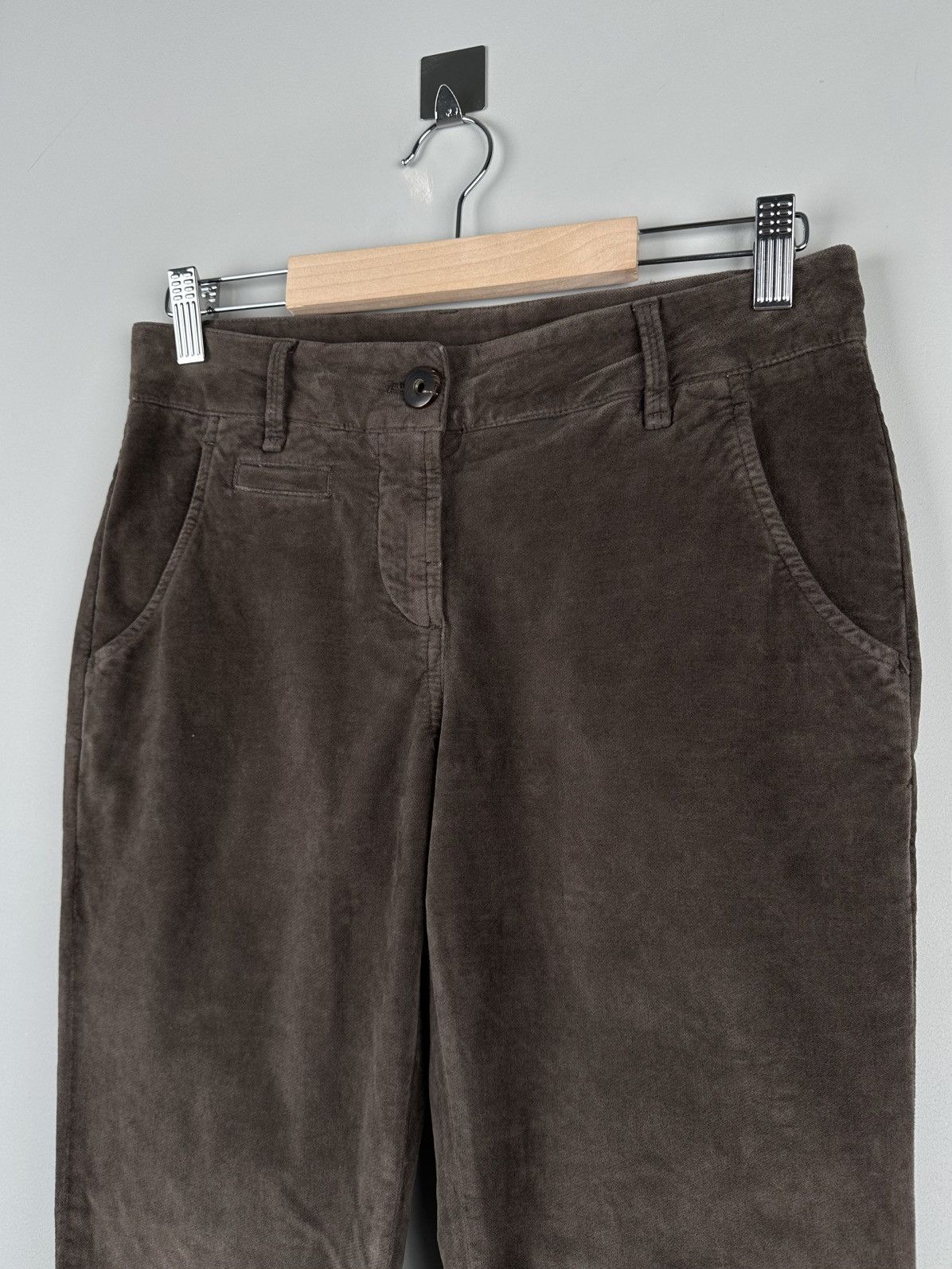 Brunello Cucinelli Brunello Cucinelli Velvet Pants Womens Size 26" / US 2 / IT 38 - 3 Thumbnail