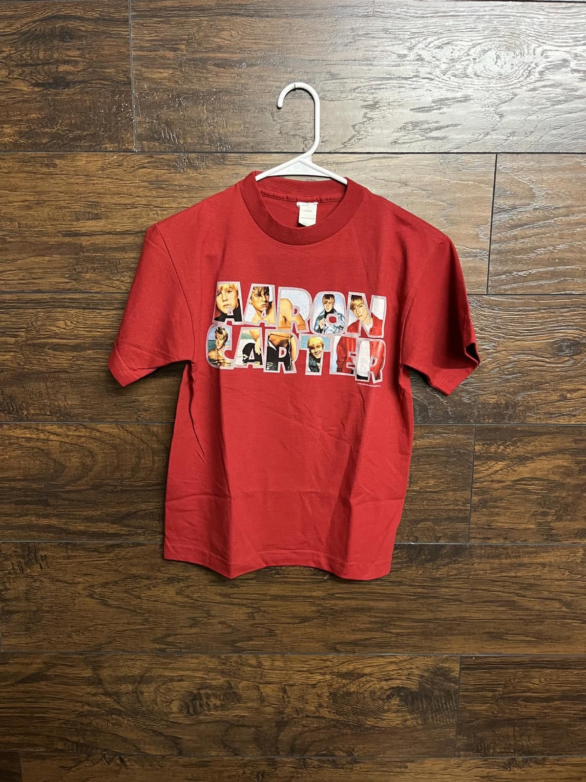 Designer VTG Aaron Carter Youth Tee - Aaron Carter Singer T-shirt Size US XXS / EU 40 - 1 Thumbnail