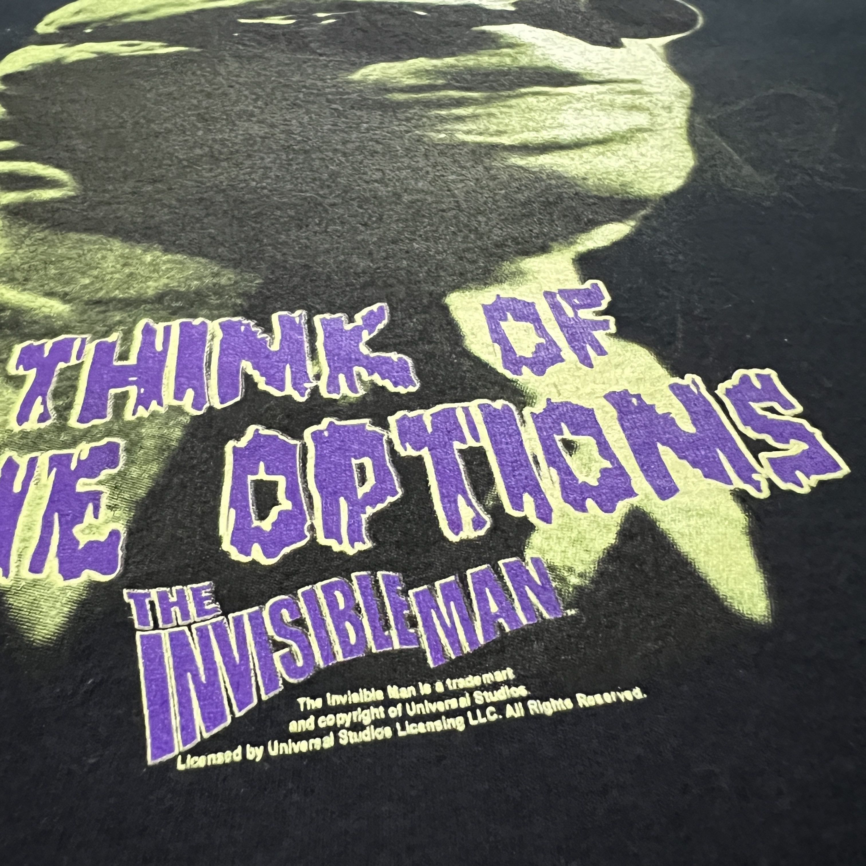 Expert Horror Vintage Y2K The Invisible Man Sci-Fi Horror Movie Tee 2XL Size US XXL / EU 58 / 5 - 6 Thumbnail