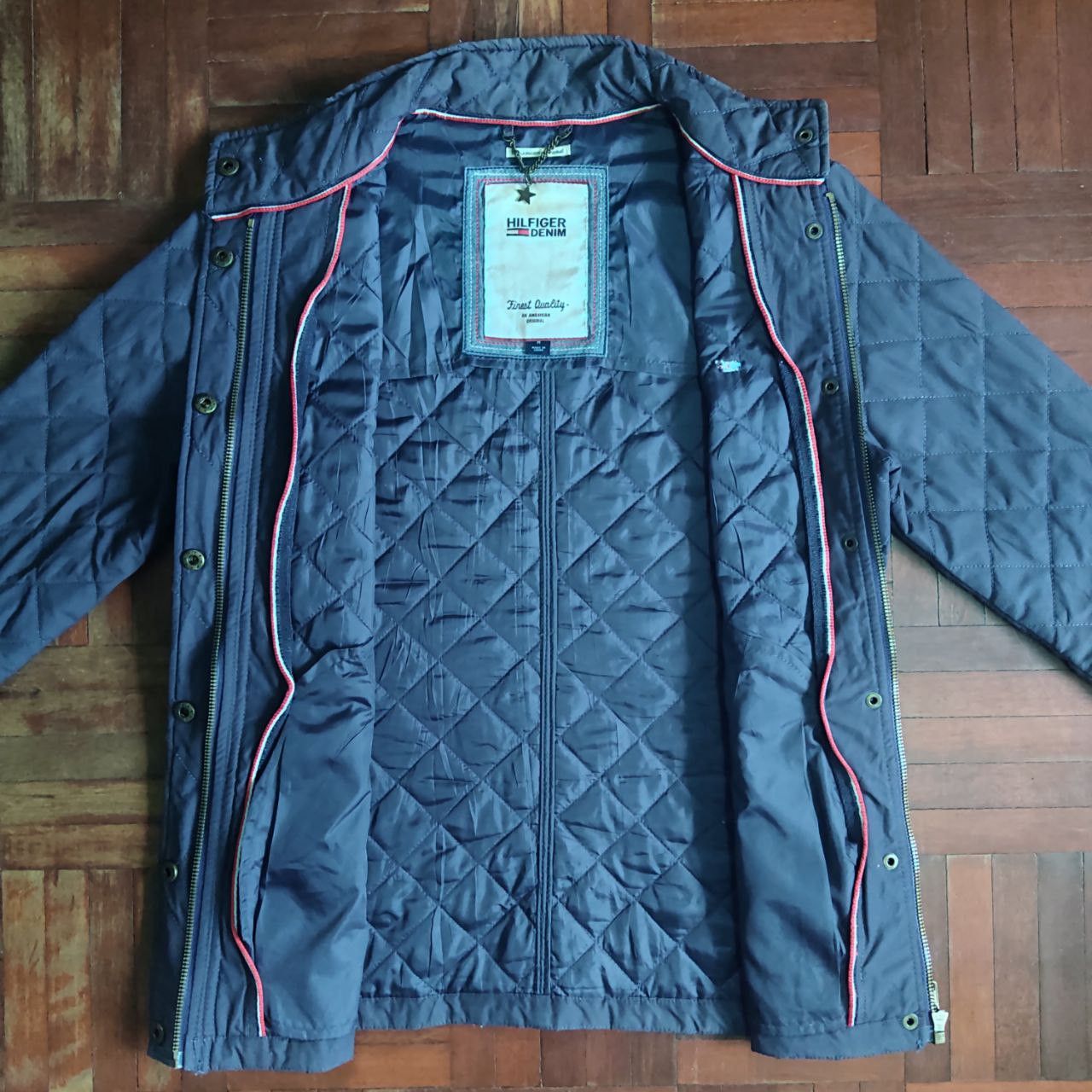 Tommy Hilfiger Tommy Hilfiger Quilted Full Button Jacket Coat Size US M / EU 48-50 / 2 - 5 Thumbnail