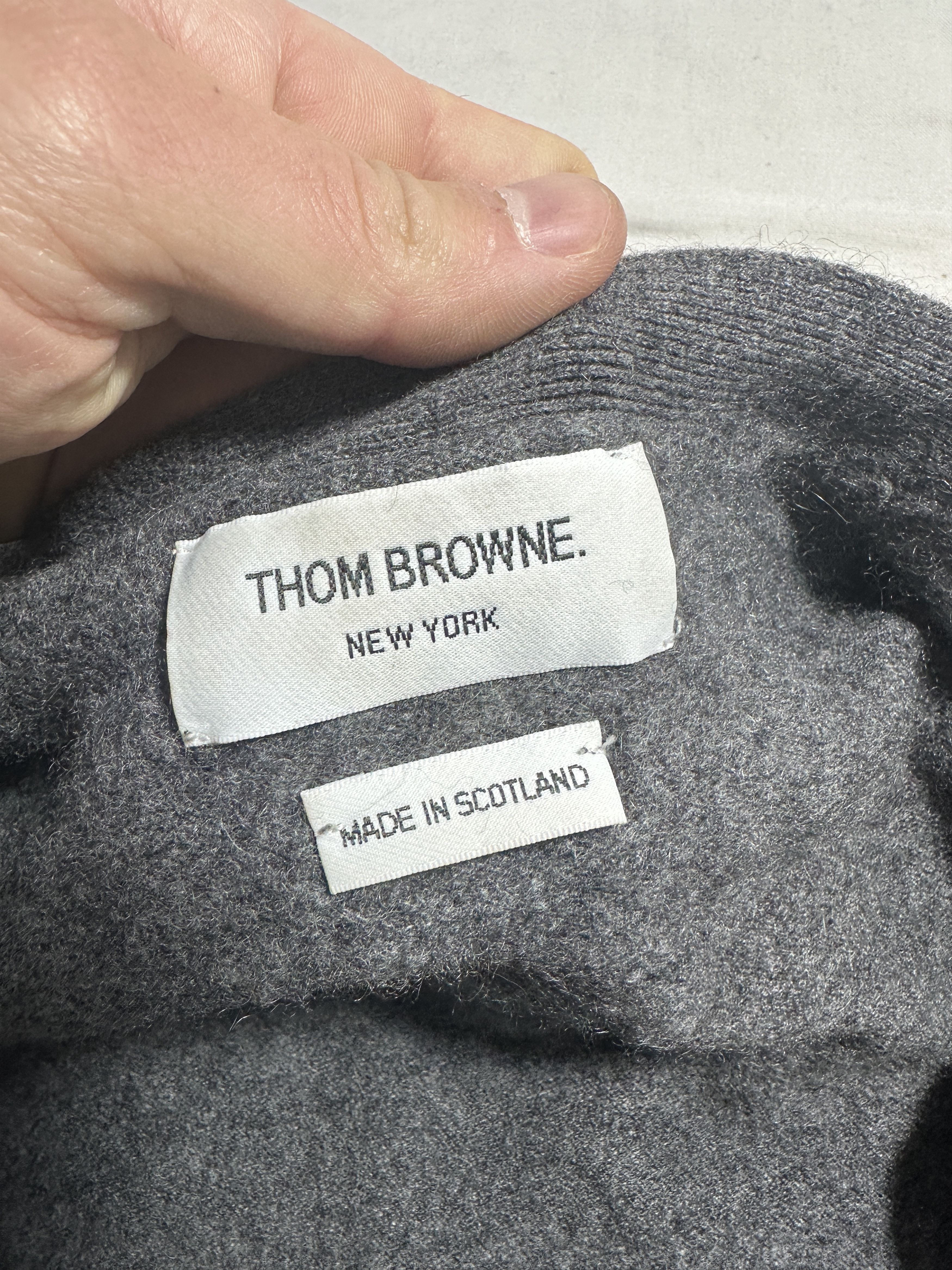 Thom Browne Thom Browne Cashmere 4-Bar Stripe Cardigan Size 2 Scotland Size US M / EU 48-50 / 2 - 6 Thumbnail