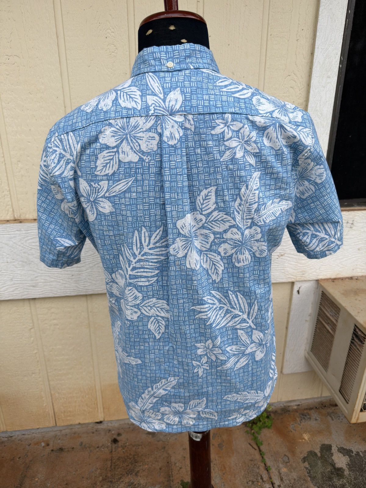 Reyn Spooner PreOwned Reyn Spooner Classic Blue/White Hawaiian Men's M Size US M / EU 48-50 / 2 - 2 Thumbnail